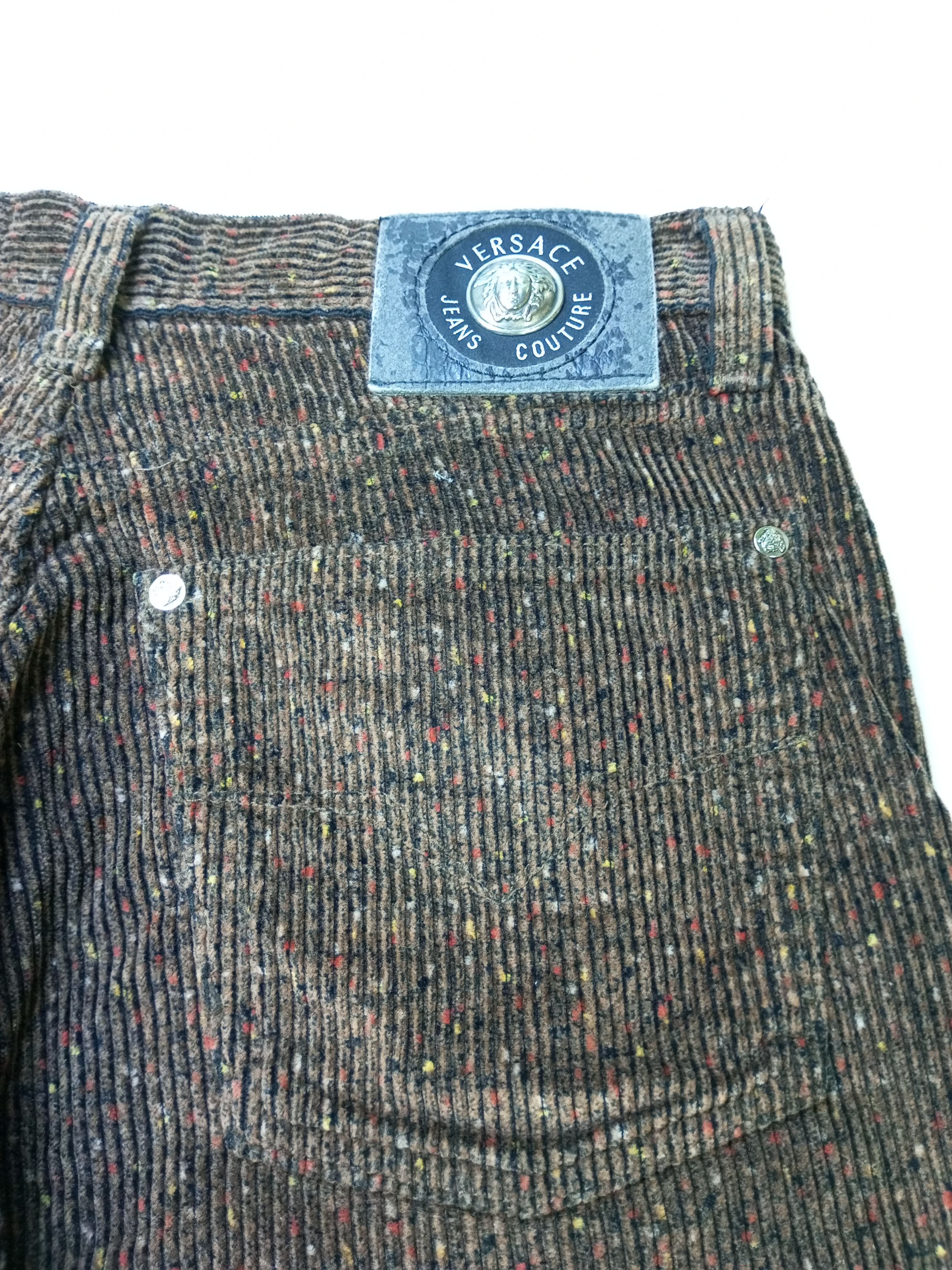 Versace Versace Jeans Couture Corduroy Men Long Pant Size US 33 - 22 Thumbnail