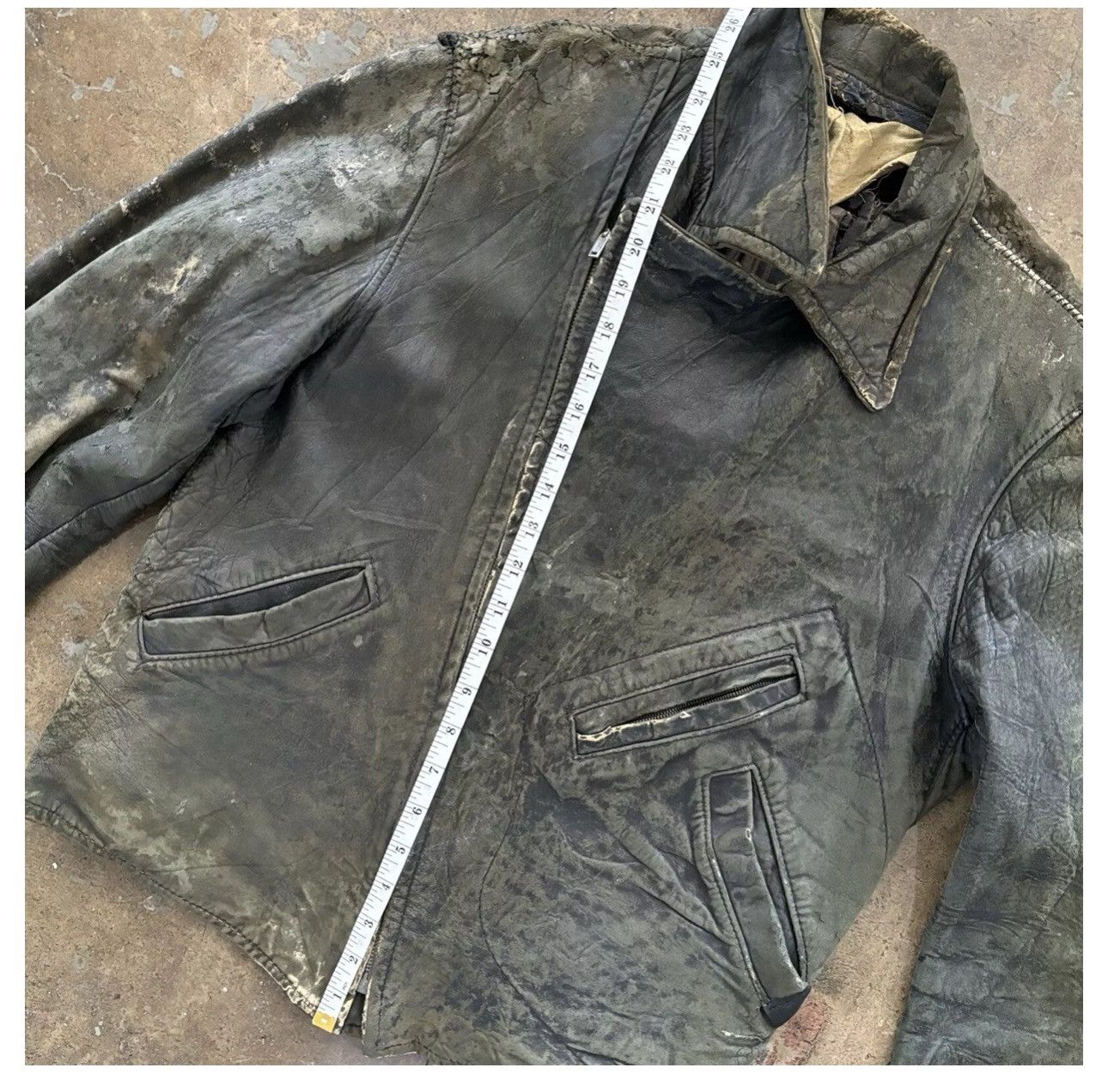 Vintage Vintage 1930’s Leather Moto Jacket - Archival Size US M / EU 48-50 / 2 - 16 Thumbnail