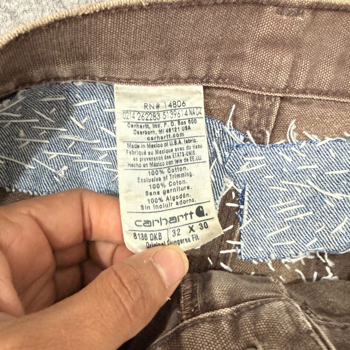 Carhartt 1 of 1 Carhartt Sashiko double knee denim Size US 32 / EU 48 - 5 Thumbnail