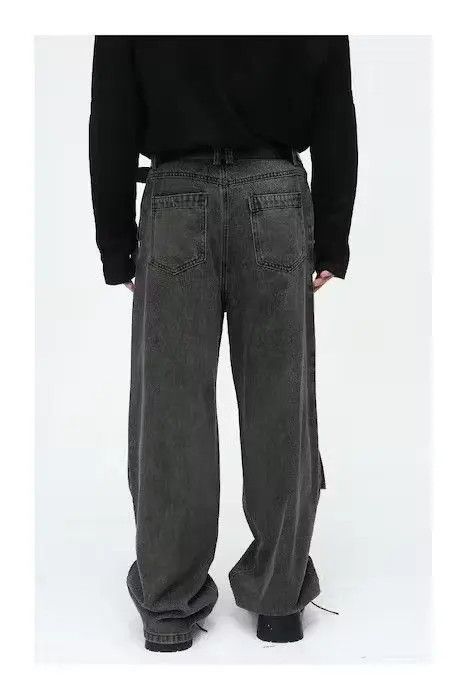 Vintage Streetwear Hip Hop Multi Pockets Baggy Jeans Size US 33 - 3 Thumbnail