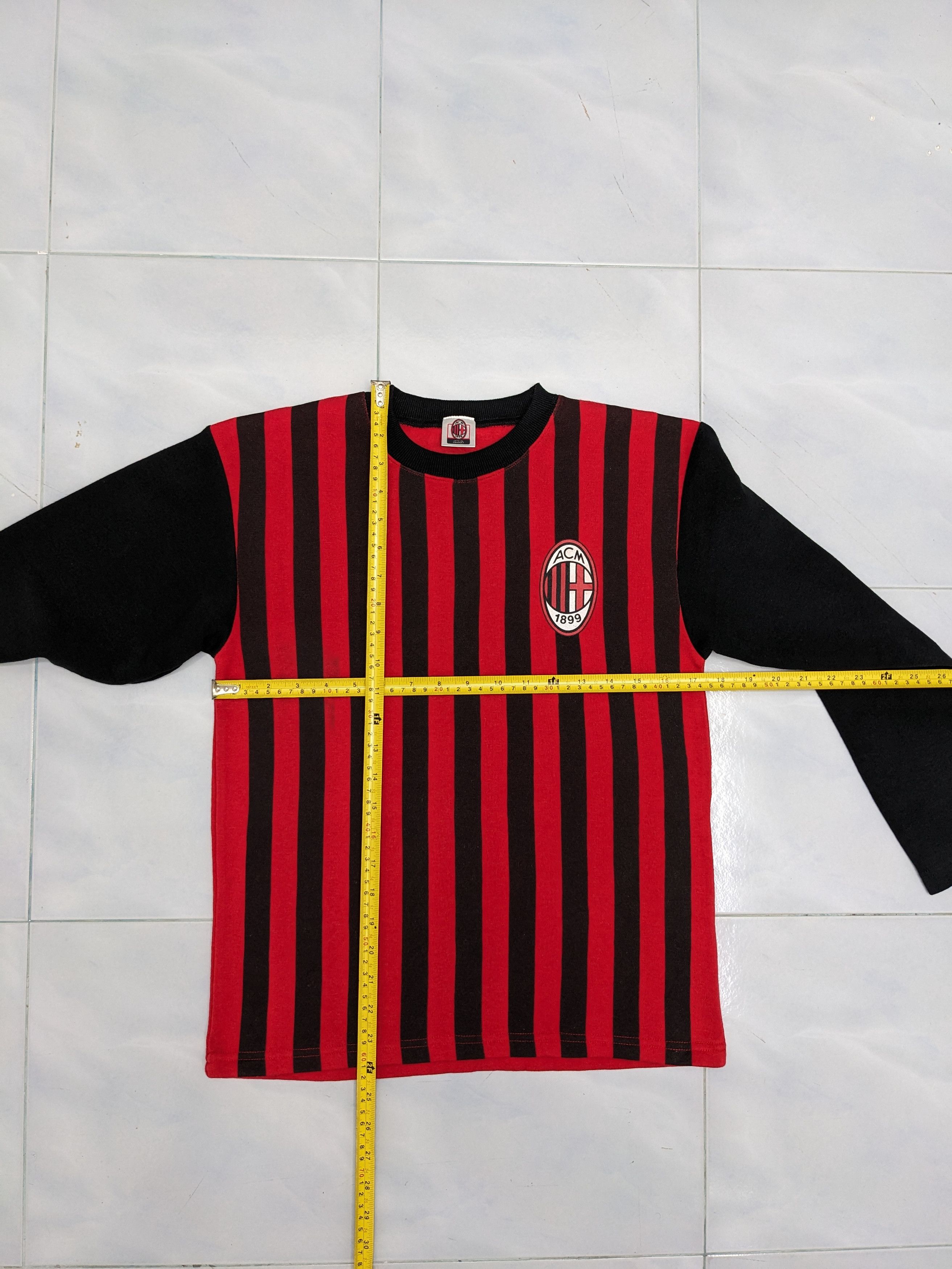 Vintage A.C. Milan Official Striped by Caitac Family, Inc.Sweatshirt Size US S / EU 44-46 / 1 - 5 Thumbnail