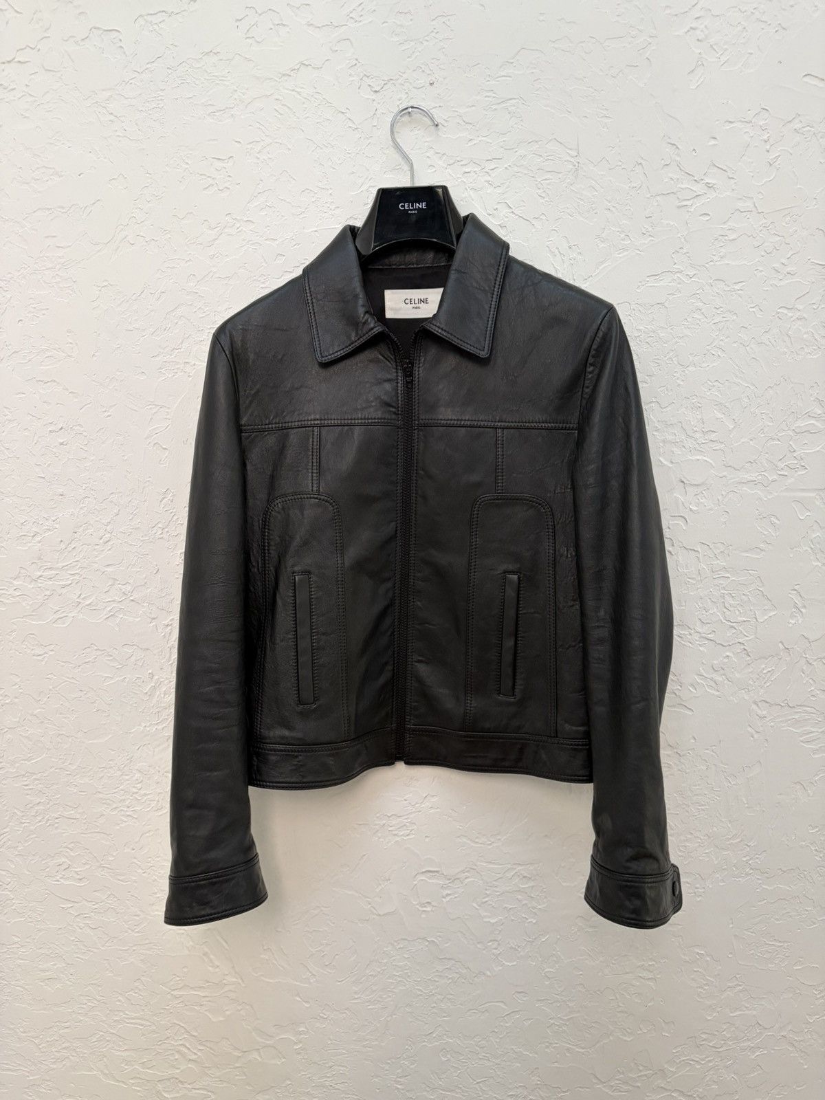 Celine Rare — Celine SS25 Leather Jacket worn by Hedi Size US M / EU 48-50 / 2 - 8 Thumbnail