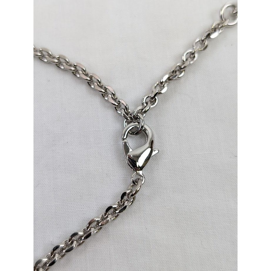 Balenciaga o1rshd1 Q:2 / Size: OS / Los Angeles Necklace in Silver Size ONE SIZE - 11 Thumbnail