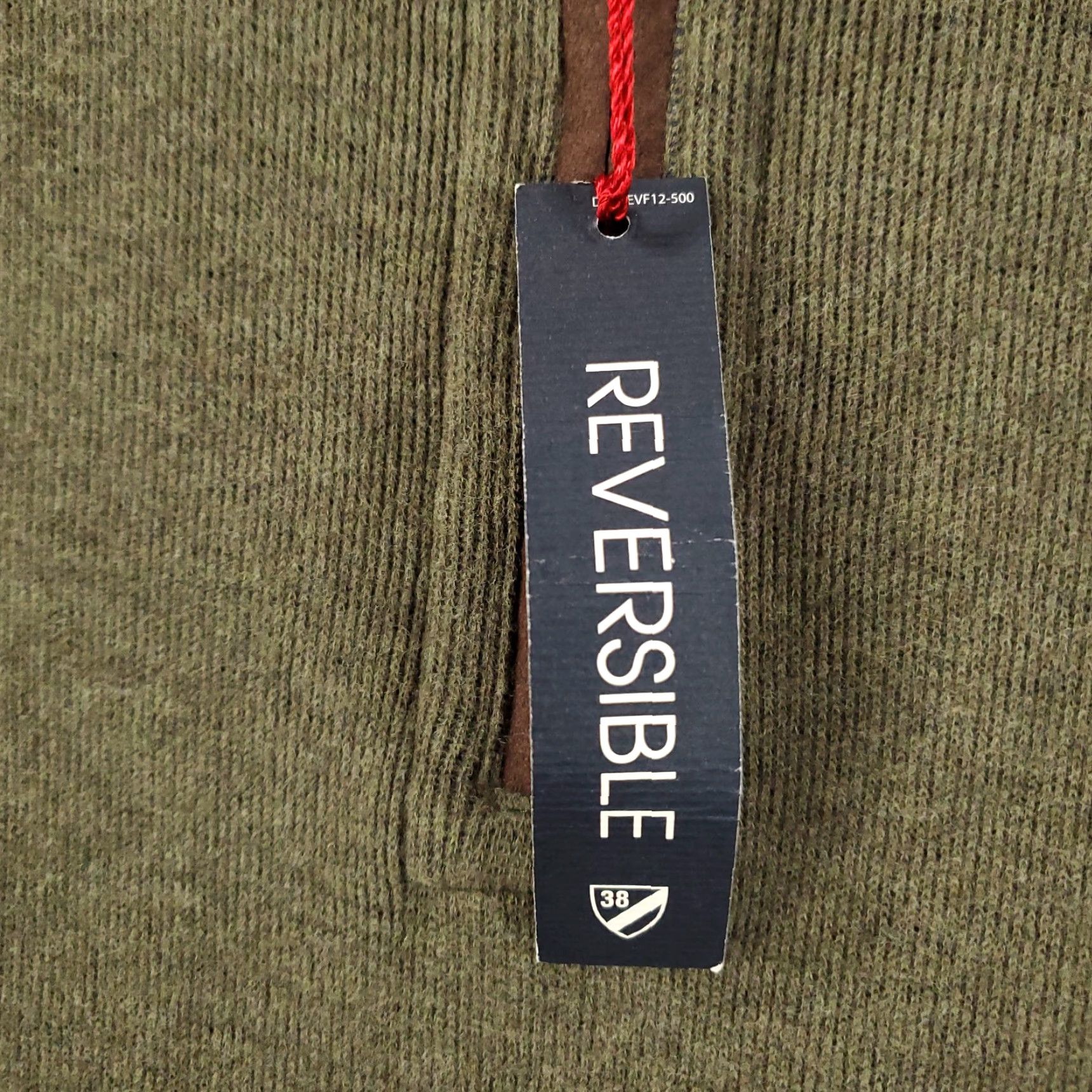 Cremieux VINTAGE New Mens Sweater Big 2X Green Blue Reversible Elbow Pad 1/4 Zip 2XB Pullover NWT Size US XXL / EU 58 / 5 - 7 Thumbnail