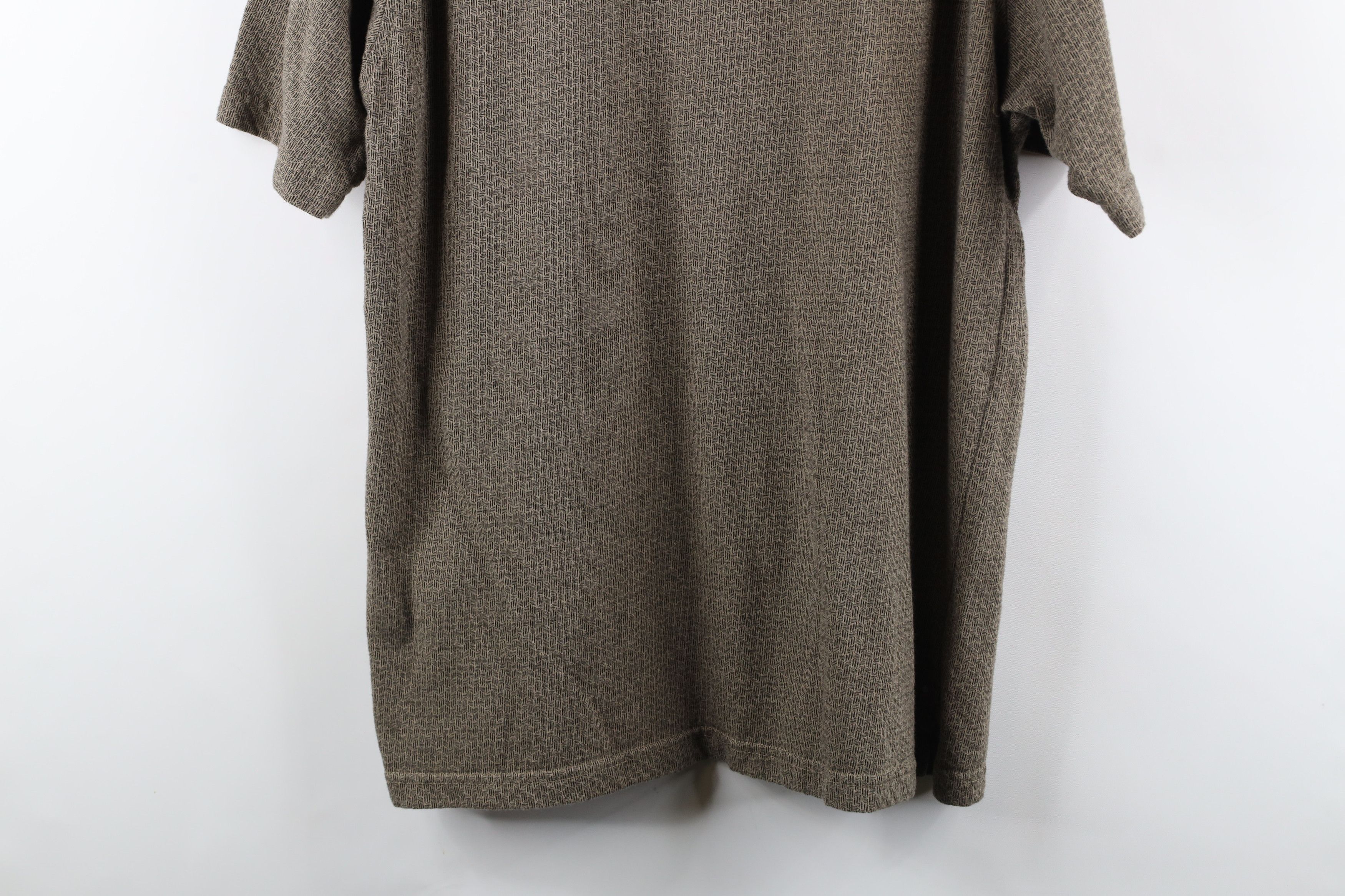 Vintage Vintage 90s Streetwear Knit Collared Polo Shirt Brown Size US L / EU 52-54 / 3 - 10 Thumbnail