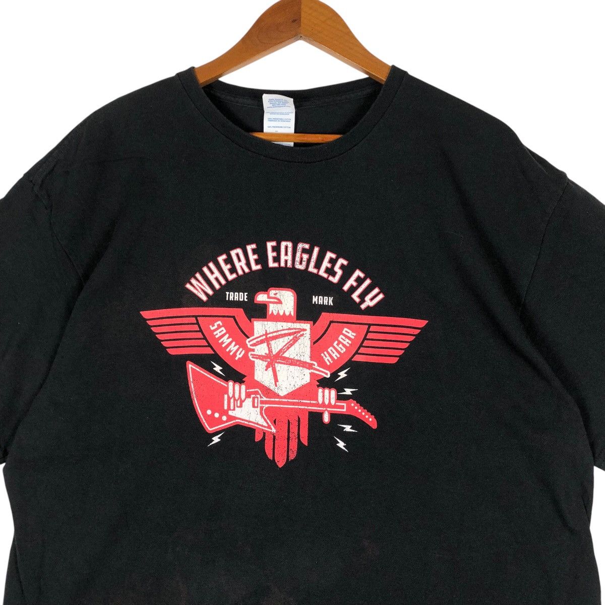 Delta SAMMY HAGAR Where Eagles Fly Band T-Shirt Size US XL / EU 56 / 4 - 2 Thumbnail