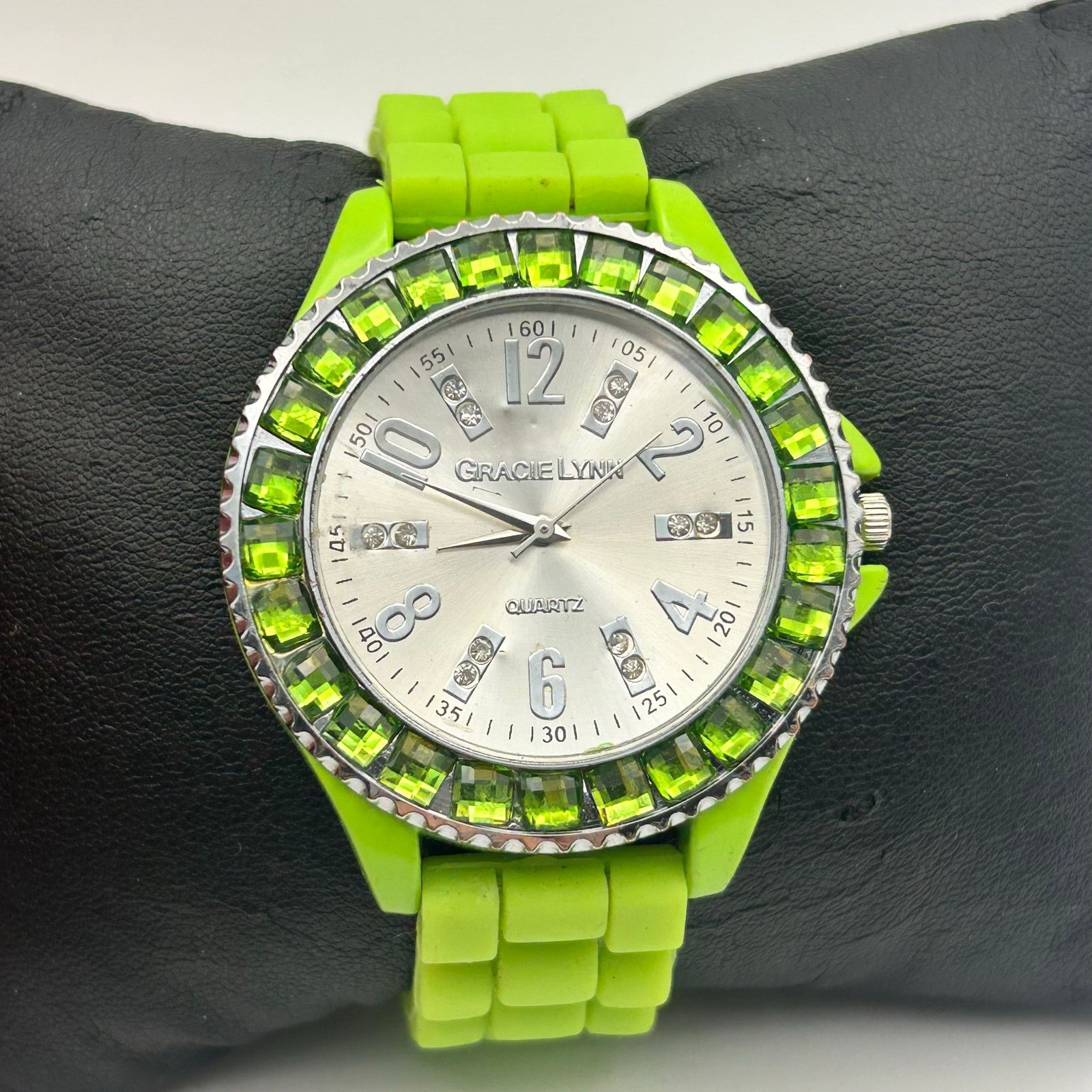 Other Gracie Lynn Green Silicon Band Women’s Fashion Watch Size ONE SIZE - 1 Thumbnail
