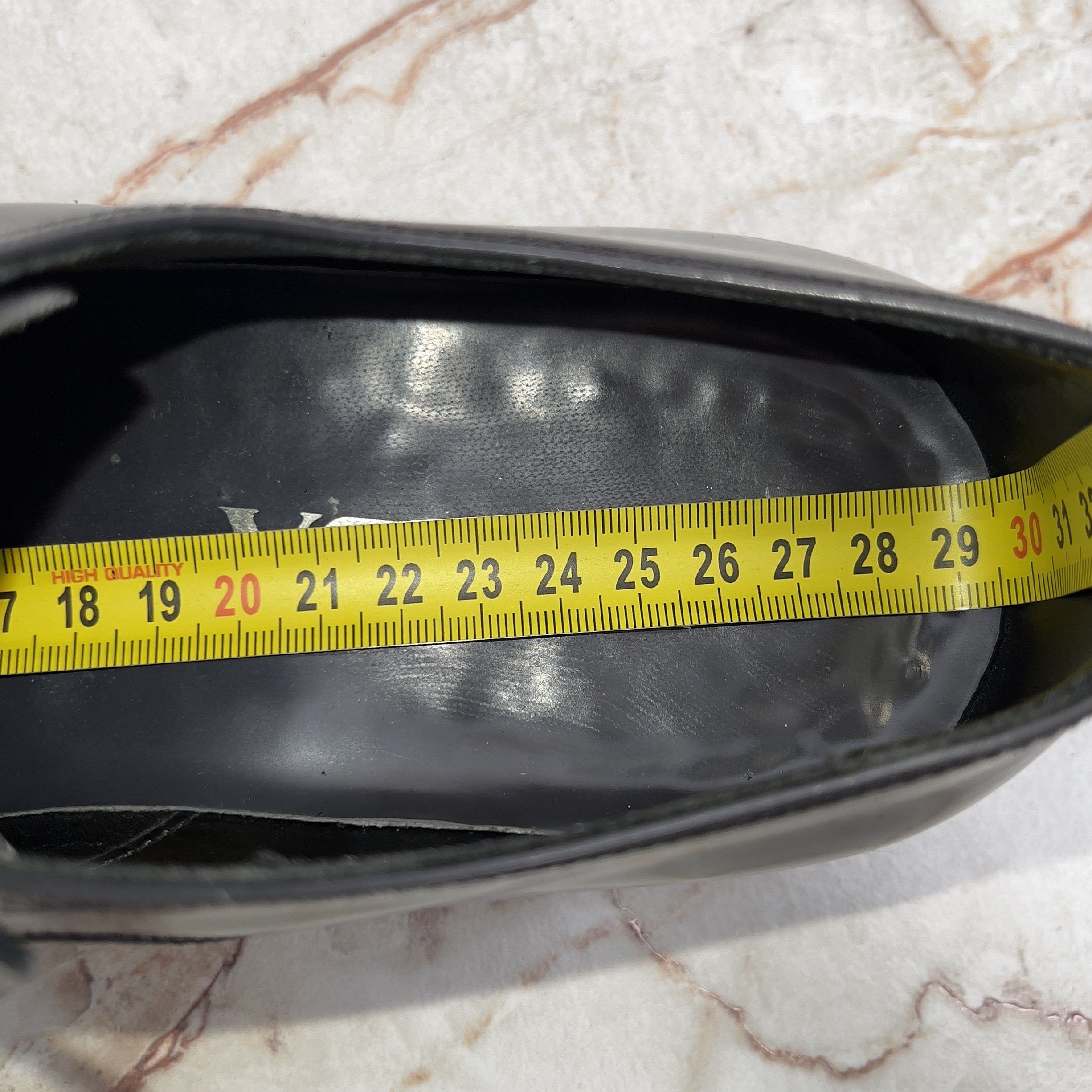 Prada Calzature Uomo Derby Graphite Patent Leather Size US 8 / EU 41 - 10 Thumbnail