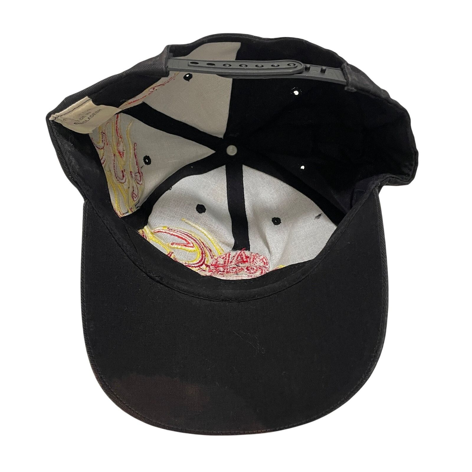 Vintage VTG Y2K 90's Mac Tools Black AOP Flame Hit Baseball Hat Cap Size ONE SIZE - 5 Thumbnail