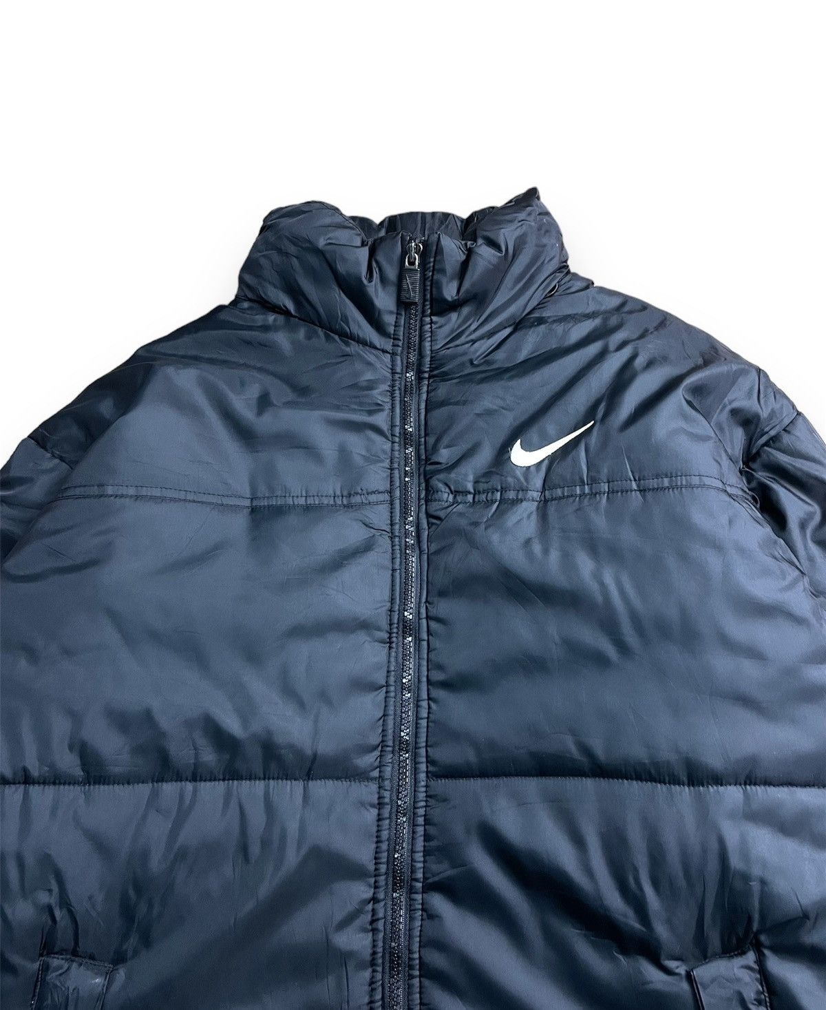 Vintage Vintage 90’s Nike Puffer Jacket Size US L / EU 52-54 / 3 - 3 Thumbnail
