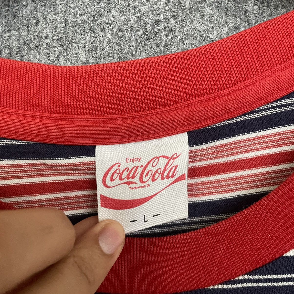 Coca Cola Coke Stripes Promo T Shirt Size US XL / EU 56 / 4 - 3 Thumbnail
