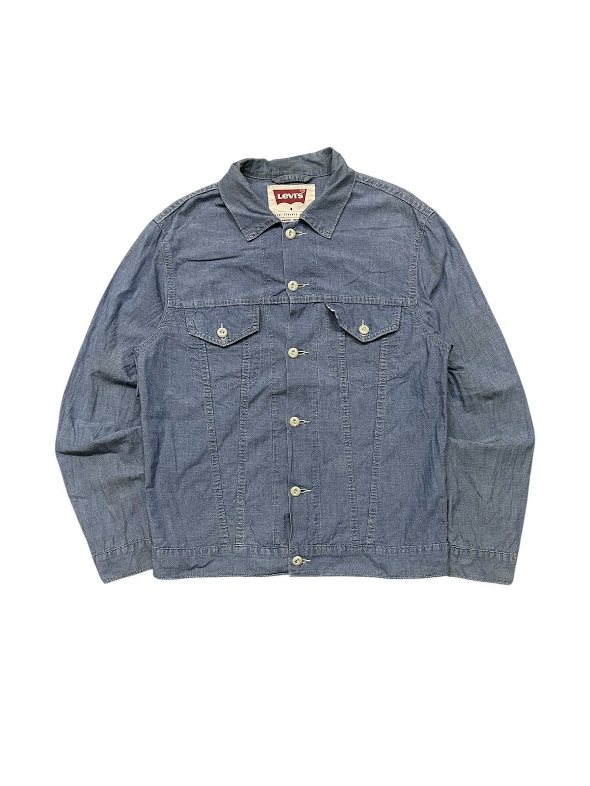 Levi's 2000s LEVIS SOFT DENIM LIGHT JACKET Size US M / EU 48-50 / 2 - 1 Thumbnail