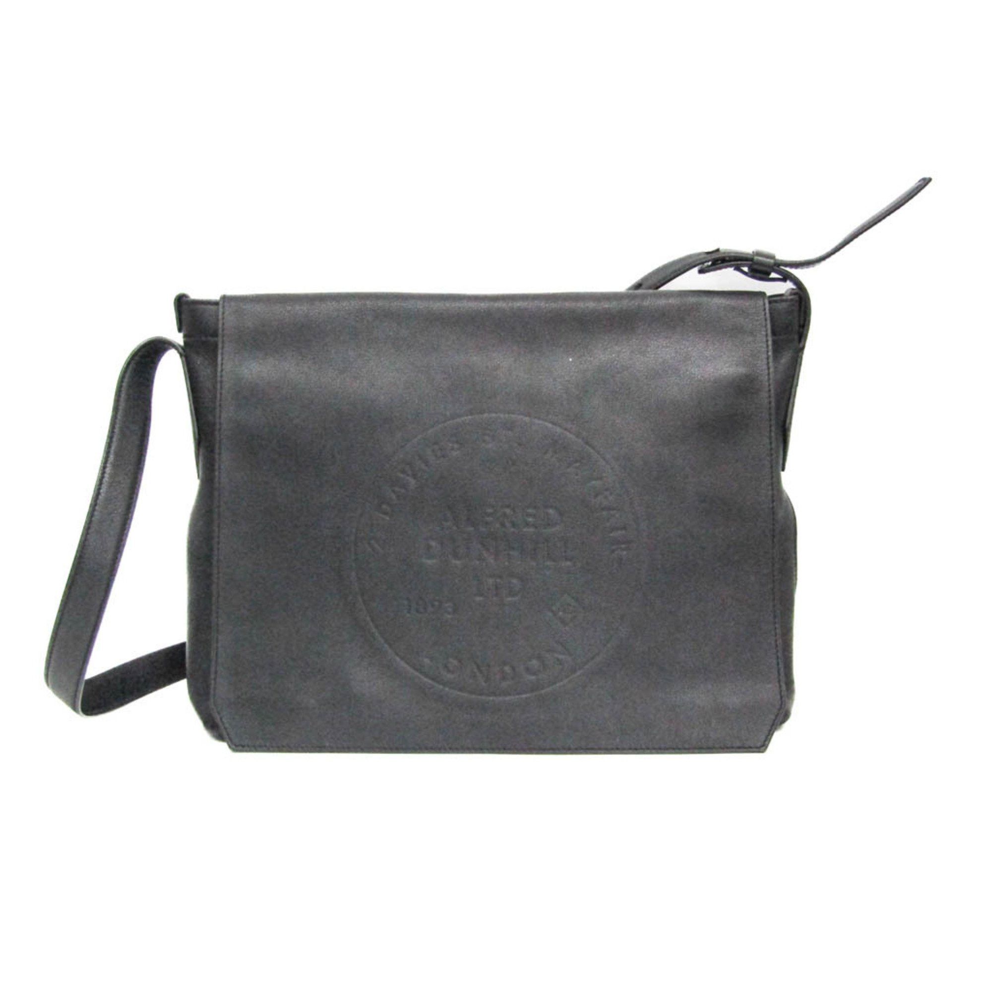 Alfred Dunhill Dunhill Men's Leather Shoulder Bag Black Size ONE SIZE - 1 Thumbnail