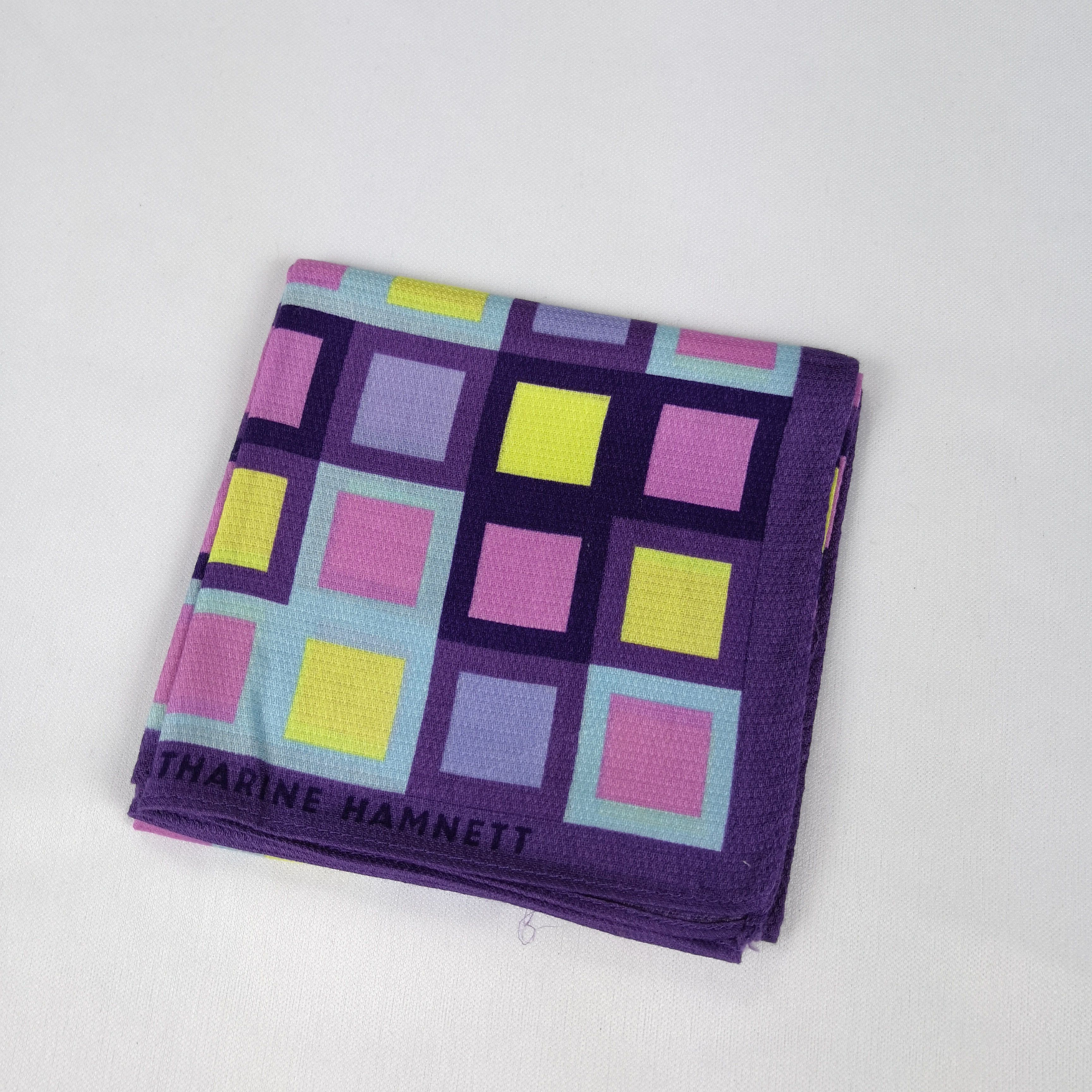 Katharine Hamnett London Vintage Katharine Hamnett Handkerchief Neckerchief Bandana Size ONE SIZE - 4 Thumbnail