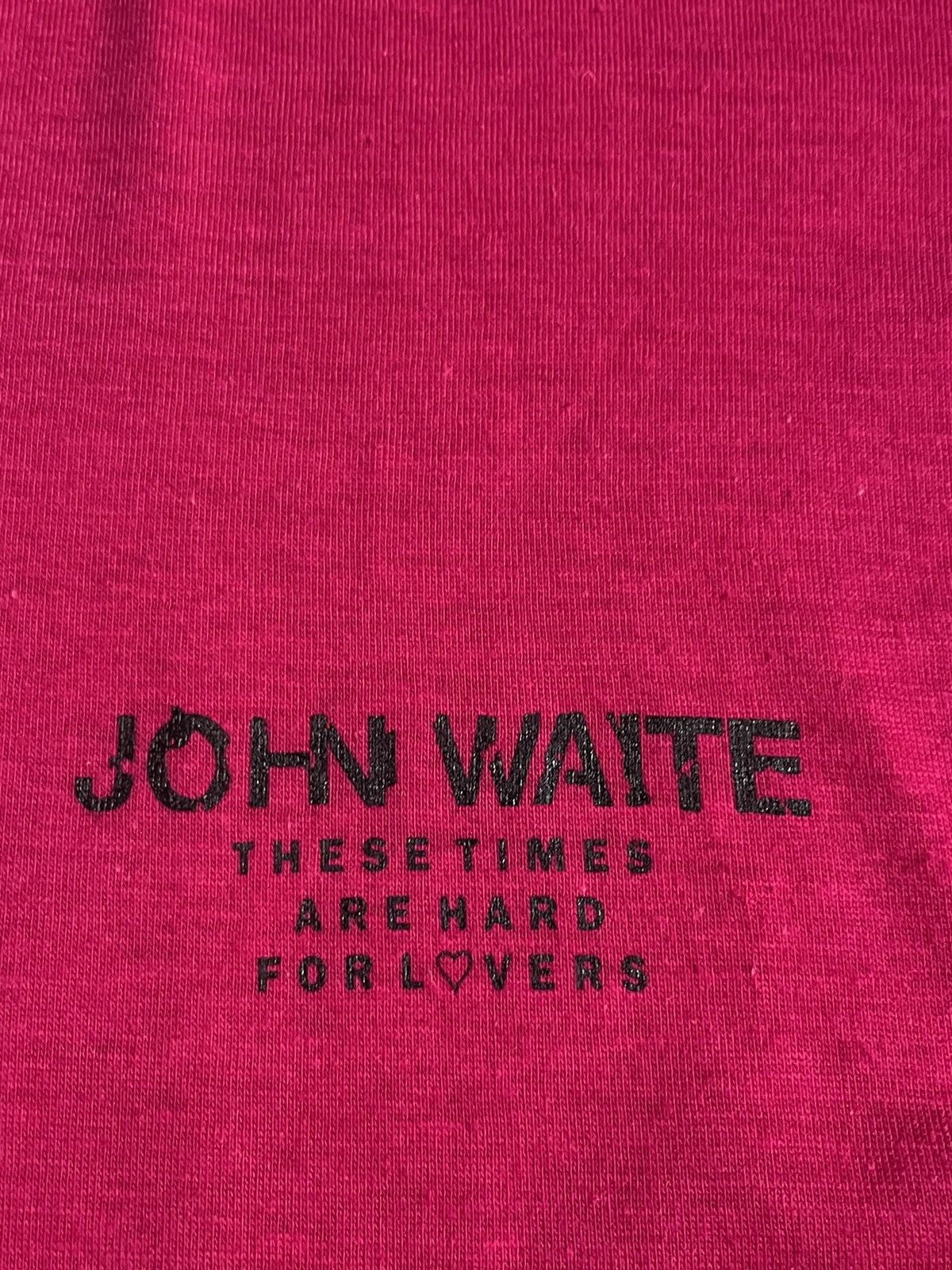 Vintage Vintage John Waite 1987 T-Shirt These Times Are Hard For Size US XL / EU 56 / 4 - 3 Thumbnail