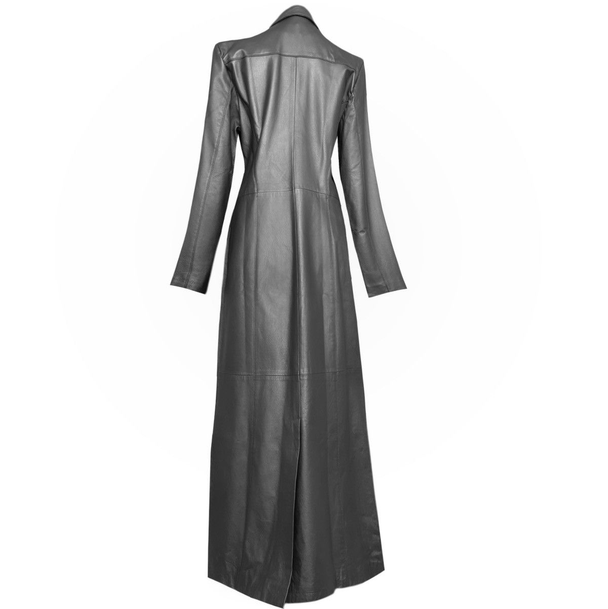 Vintage Iconic super long matrix leather coat Size S / US 4 / IT 40 - 3 Thumbnail