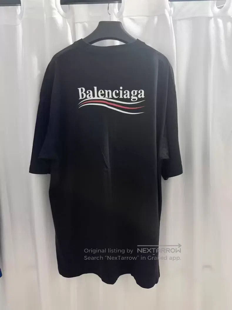 Balenciaga Balenciaga Black Coke Wave Short Sleeve Size US XS / EU 42 / 0 - 2 Thumbnail