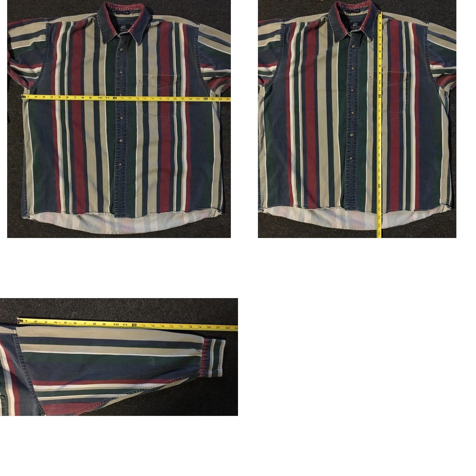 Gotcha Vtg 90s Striped Faded Shirt M Surf Skate Beach Grunge AOP Vaporwave Gotcha OP 80 Size US M / EU 48-50 / 2 - 9 Thumbnail