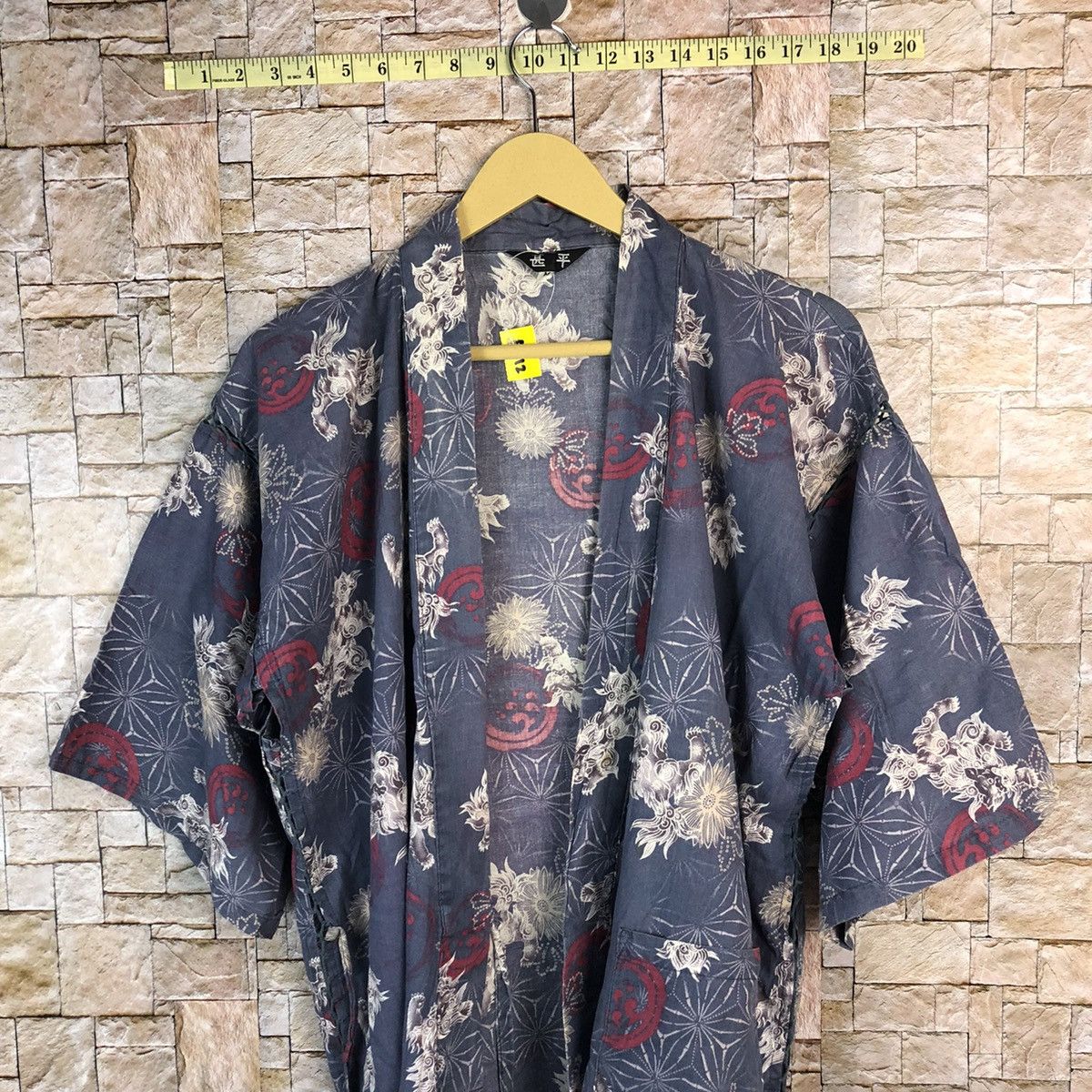 Japanese Brand Japan vintage fullprint Blue Kimono #A512 Size US M / EU 48-50 / 2 - 3 Thumbnail