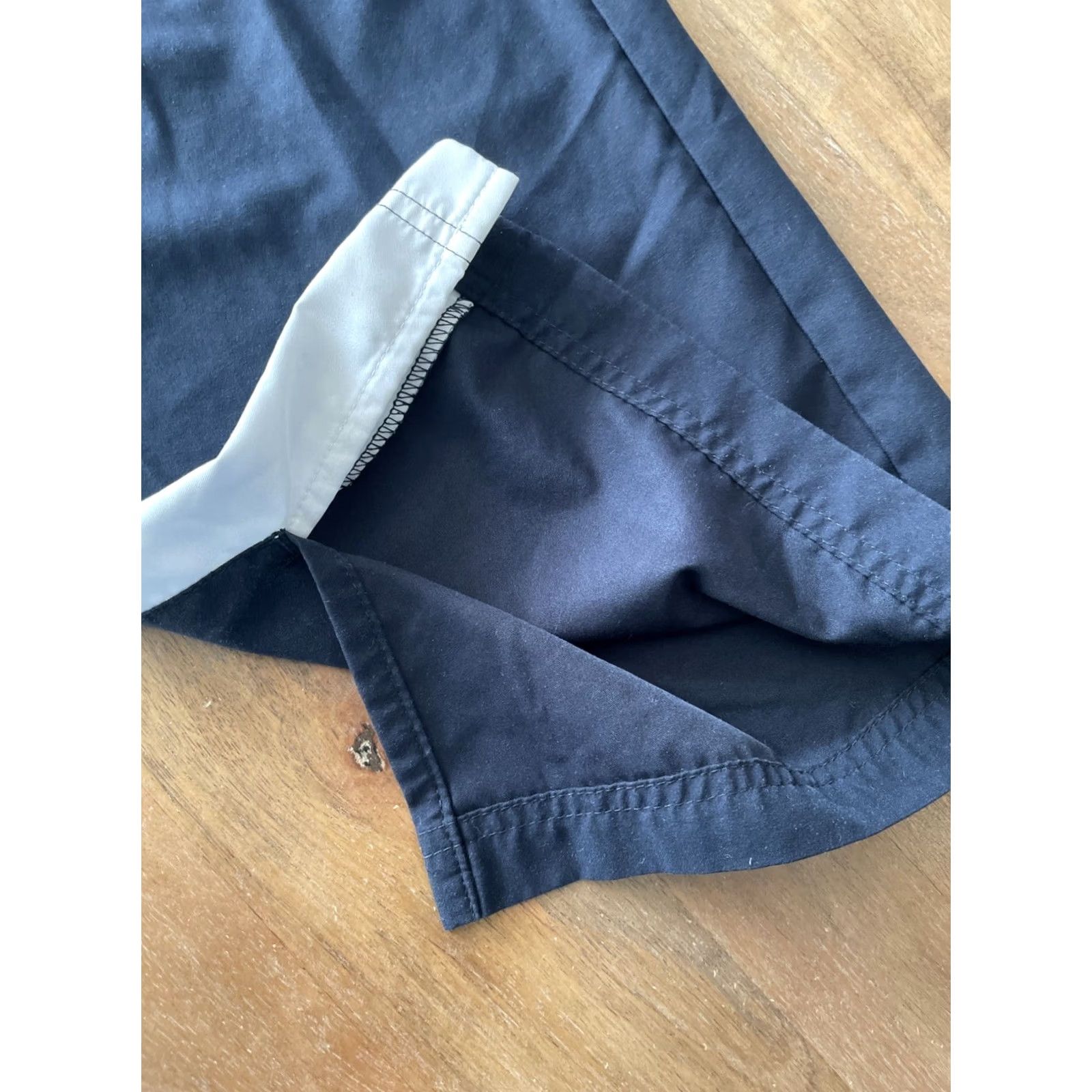 Nike VINTAGE Nike Grey Tag Baggy Wide Leg Track Pants Navy Blue Mens XL Y2K Sweatpants Size US 36 / EU 52 - 6 Thumbnail