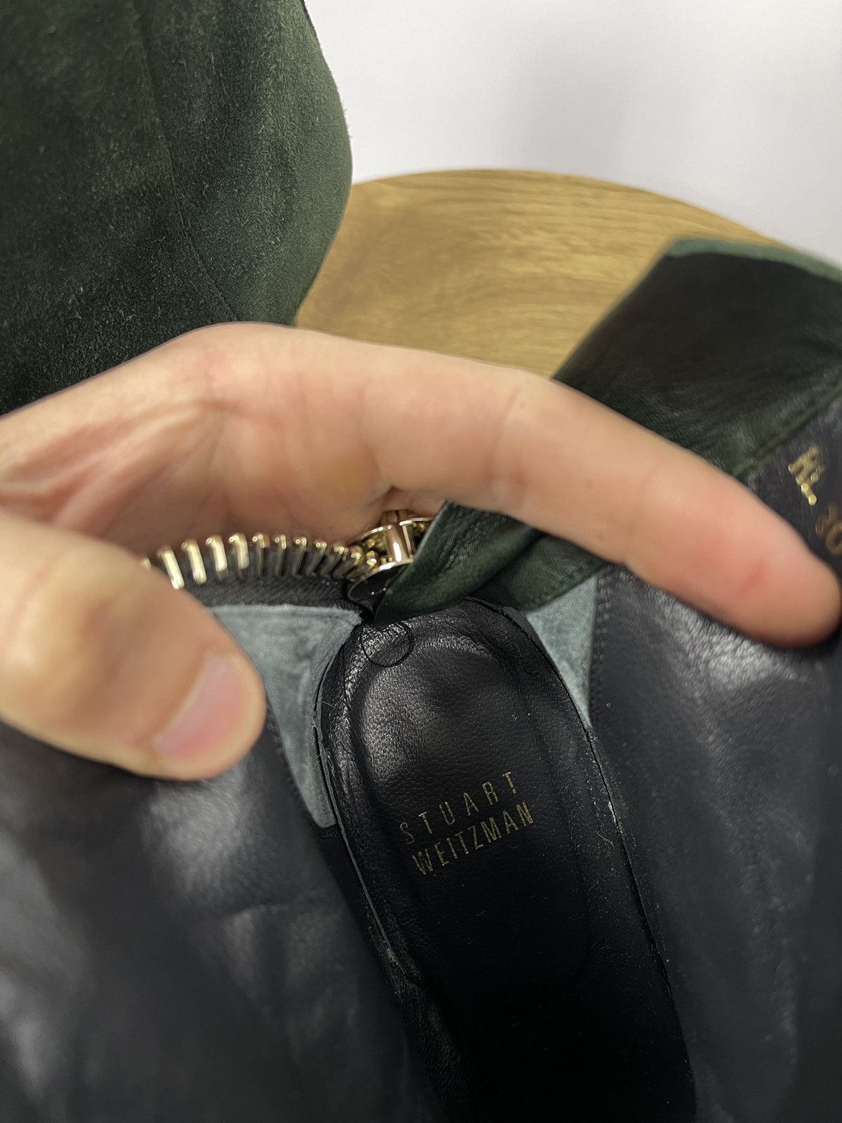 Stuart Weitzman Stuart Weitzman Green Leather Ankle Boots High Heel Size 37 Size US 7 / IT 37 - 10 Thumbnail