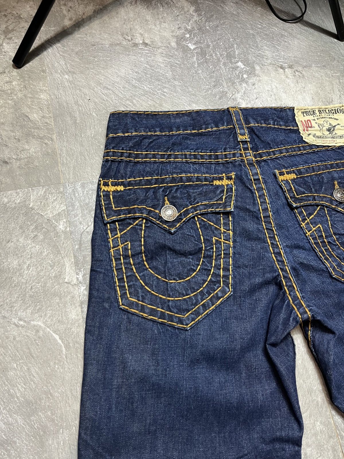 True Religion True Religion Vintage Ricky Super T Denim Jeans Y2K Blue Size US 36 / EU 52 - 4 Thumbnail