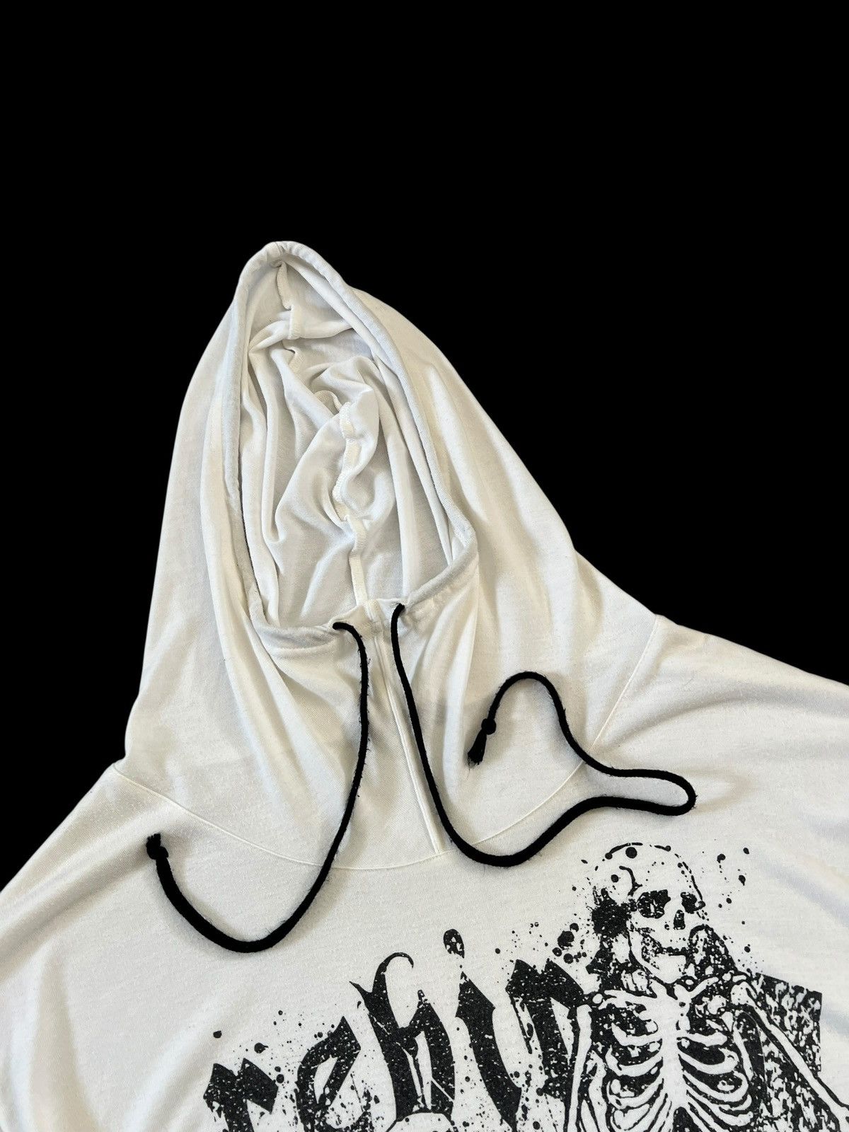 Algonquins Algonquins 🇯🇵 Skull Asymmetric Long Hoodie Size L / US 10 / IT 46 - 3 Thumbnail
