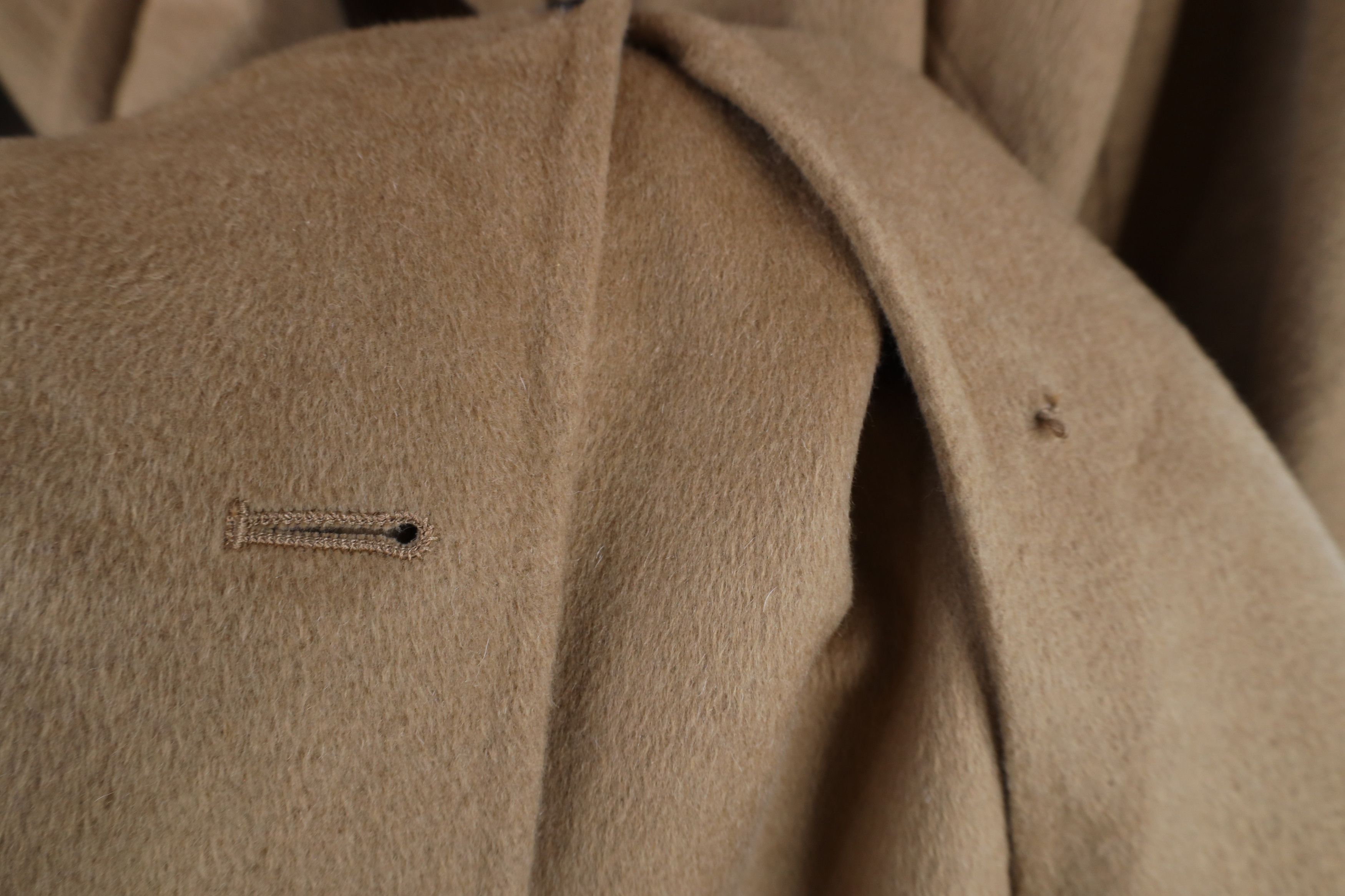 Vintage J Jill Distressed Wool Blend Button Overcoat Jacket Brown Size XXL / US 16-18 / IT 52-54 - 4 Thumbnail