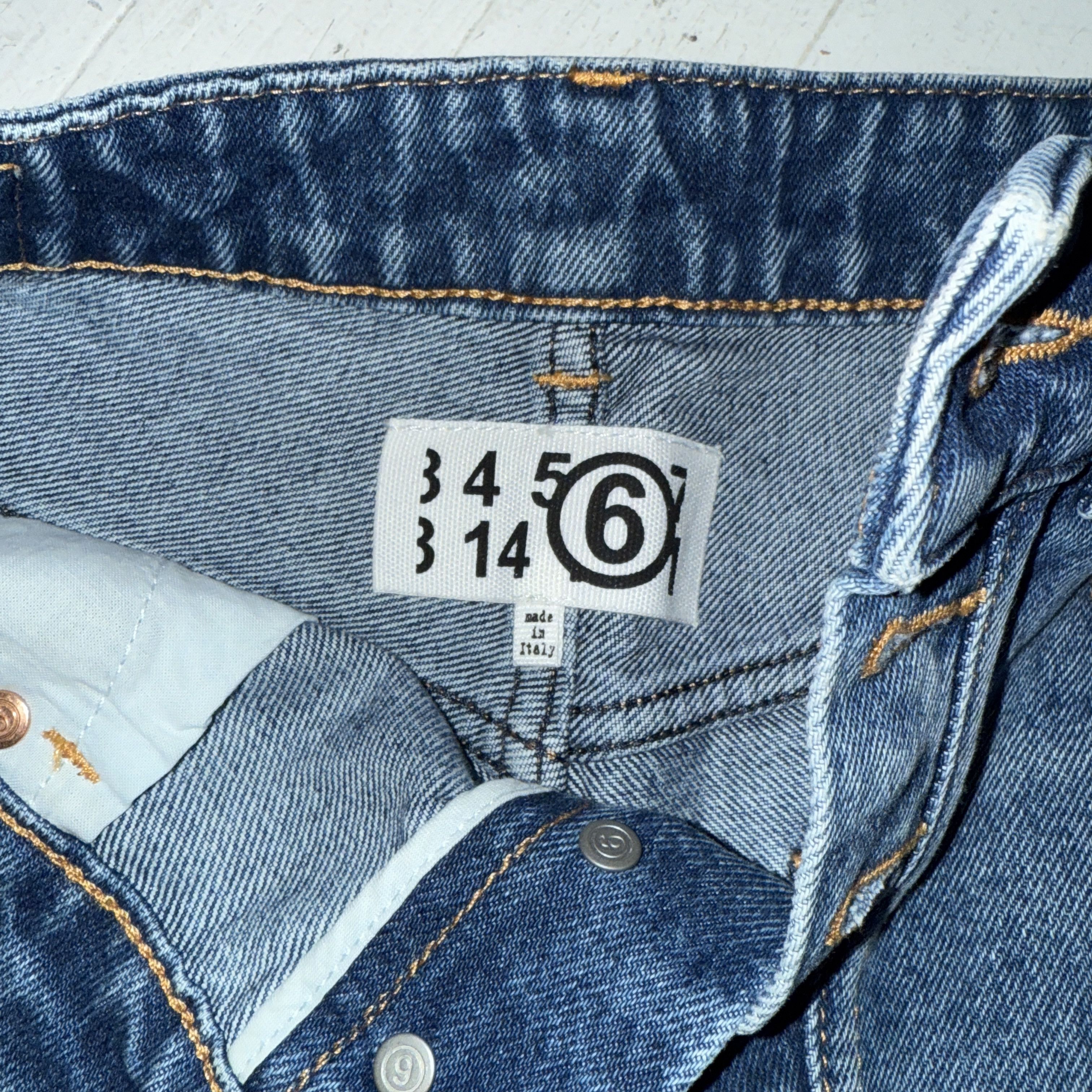 Maison Margiela MM6 Maison Martin Margiela Denim Jean Shorts Size 30" / US 8 / IT 44 - 4 Thumbnail