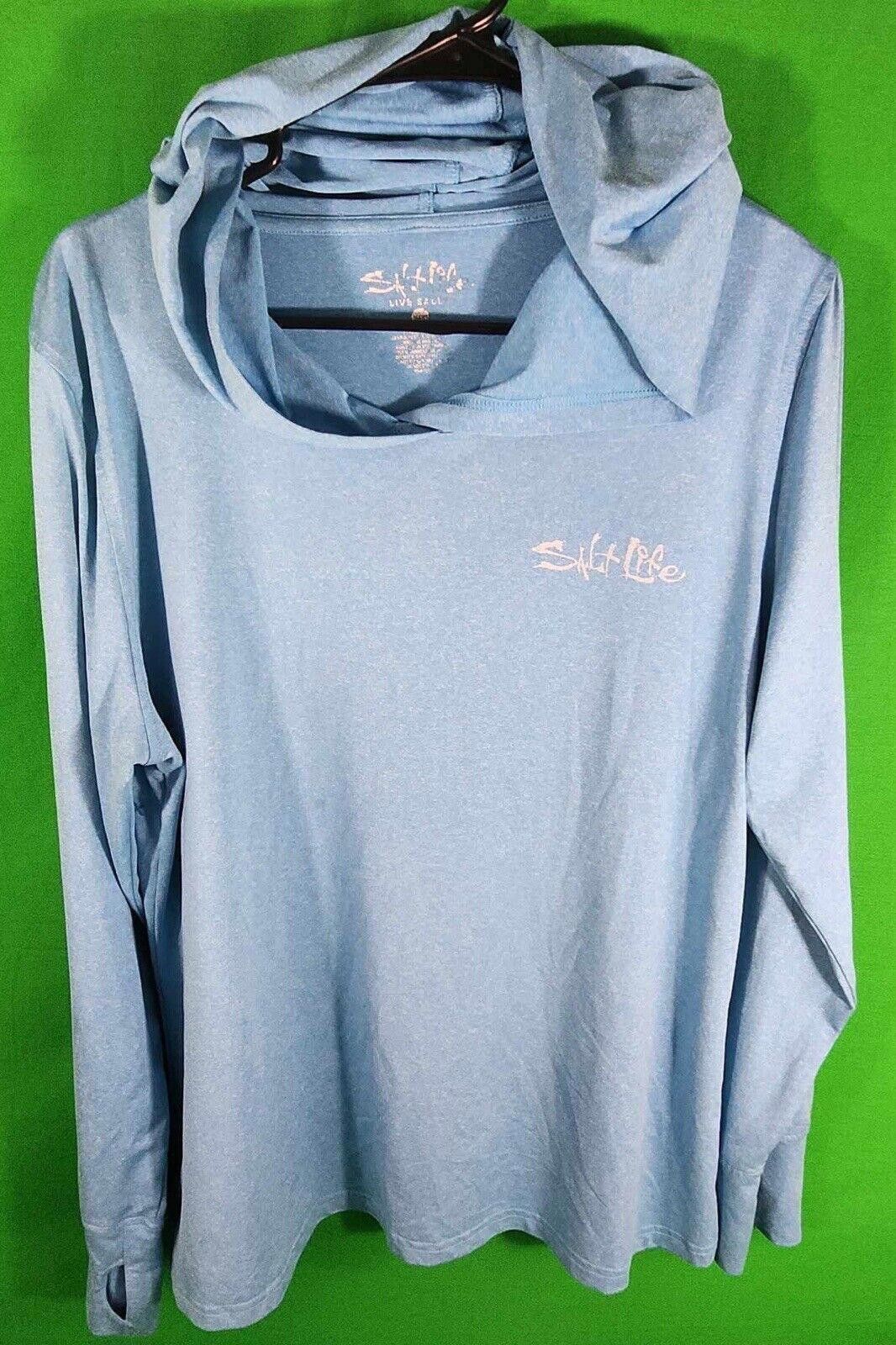The Unbranded Brand Surf Life Long Sleeve Hoodie - Light Blue Size XL / US 12-14 / IT 48-50 - 1 Thumbnail