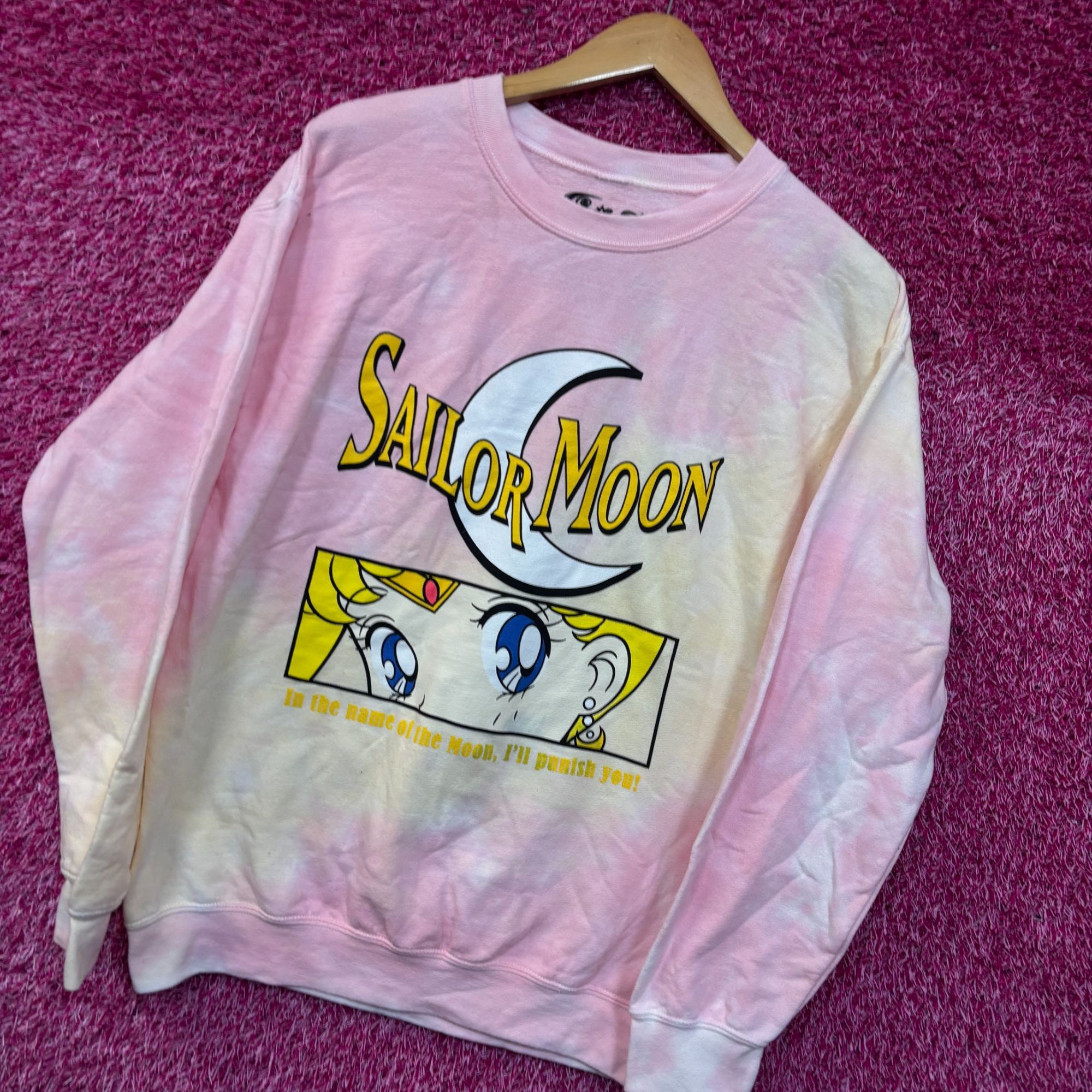 Anime Sailor Moon Usagi Eyes Pretty Guardian Tie Dye Crewneck S Size US S / EU 44-46 / 1 - 3 Thumbnail