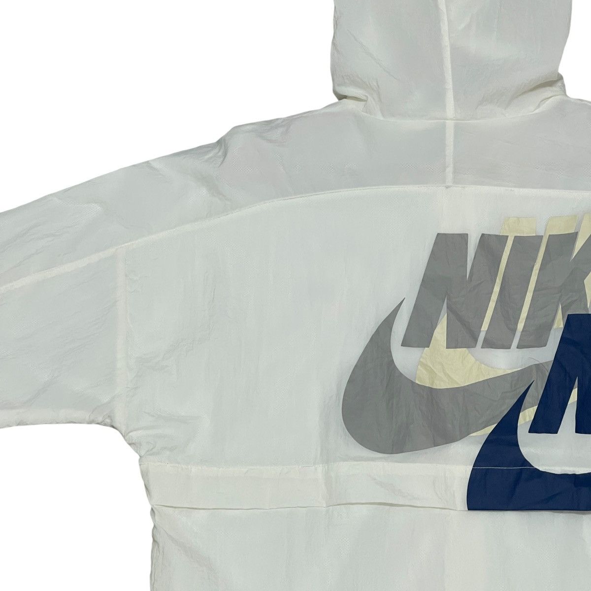 Nike Vintage Nike Multi-Logo Swoosh Hooded Windbreaker Jacket Size US M / EU 48-50 / 2 - 17 Thumbnail