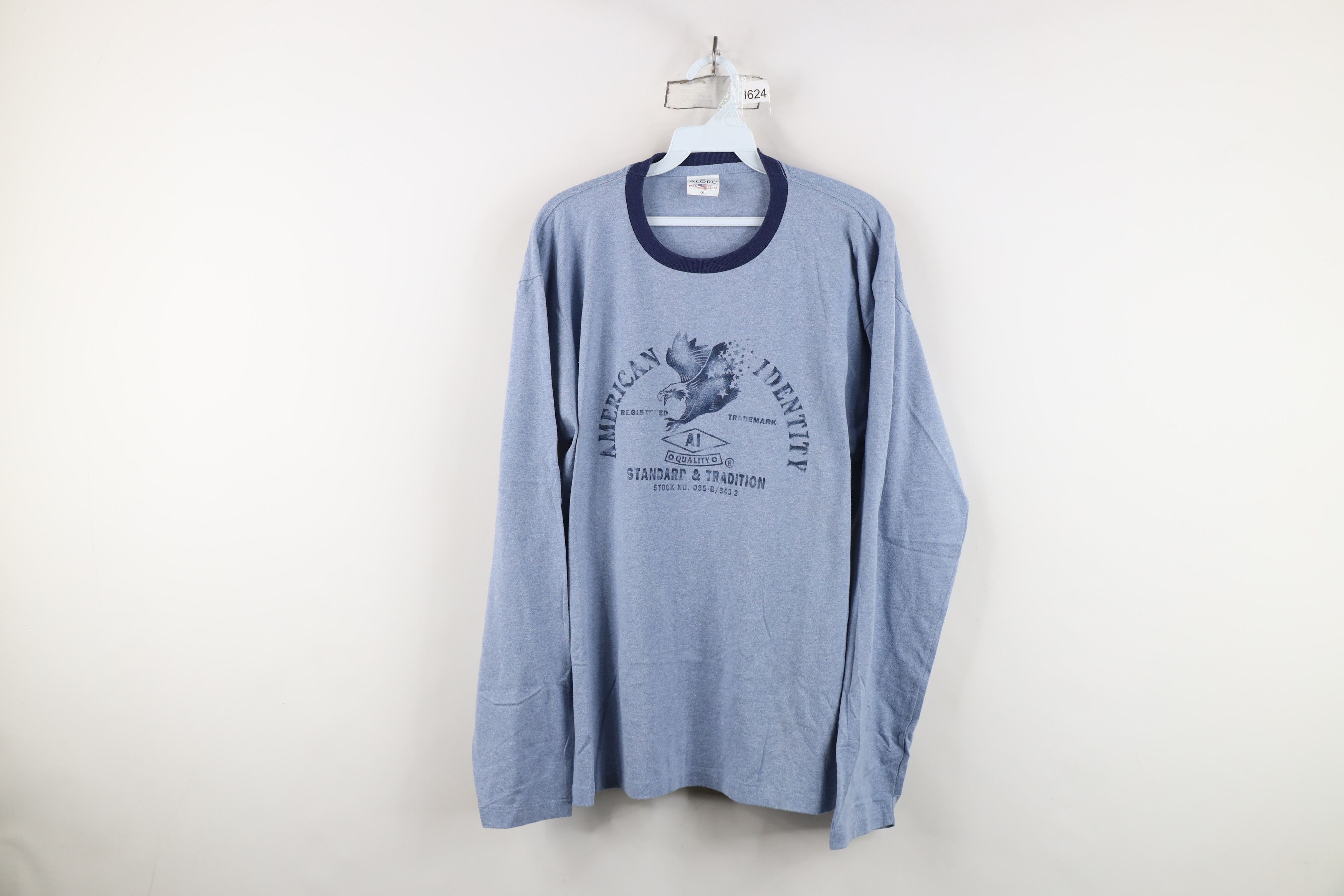 Vintage Vintage 90s Streetwear Eagle Long Sleeve T-Shirt USA Size US XL / EU 56 / 4 - 1 Thumbnail