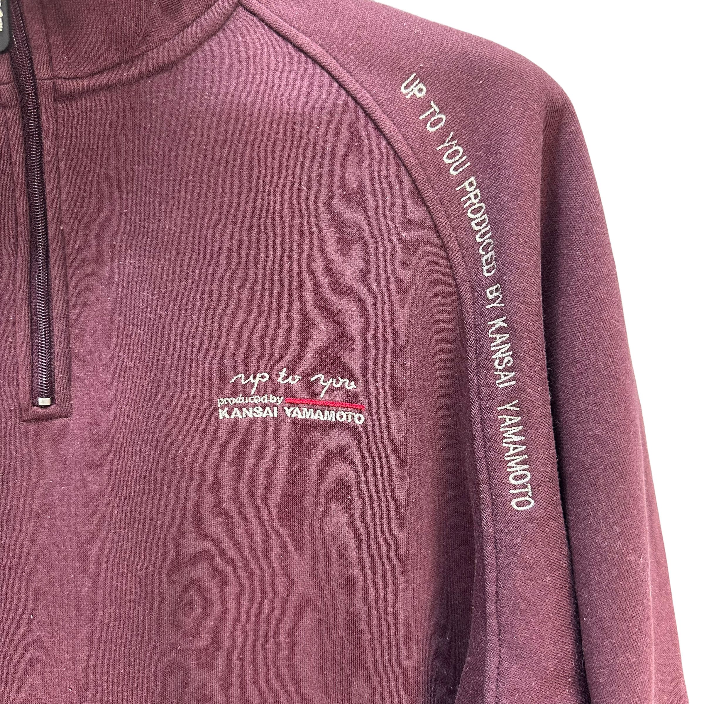 Kansai Yamamoto KANSAI YAMAMOTO HALF ZIP TURTLE NECK SWEATSHIRT #8623-018 Size US L / EU 52-54 / 3 - 3 Thumbnail
