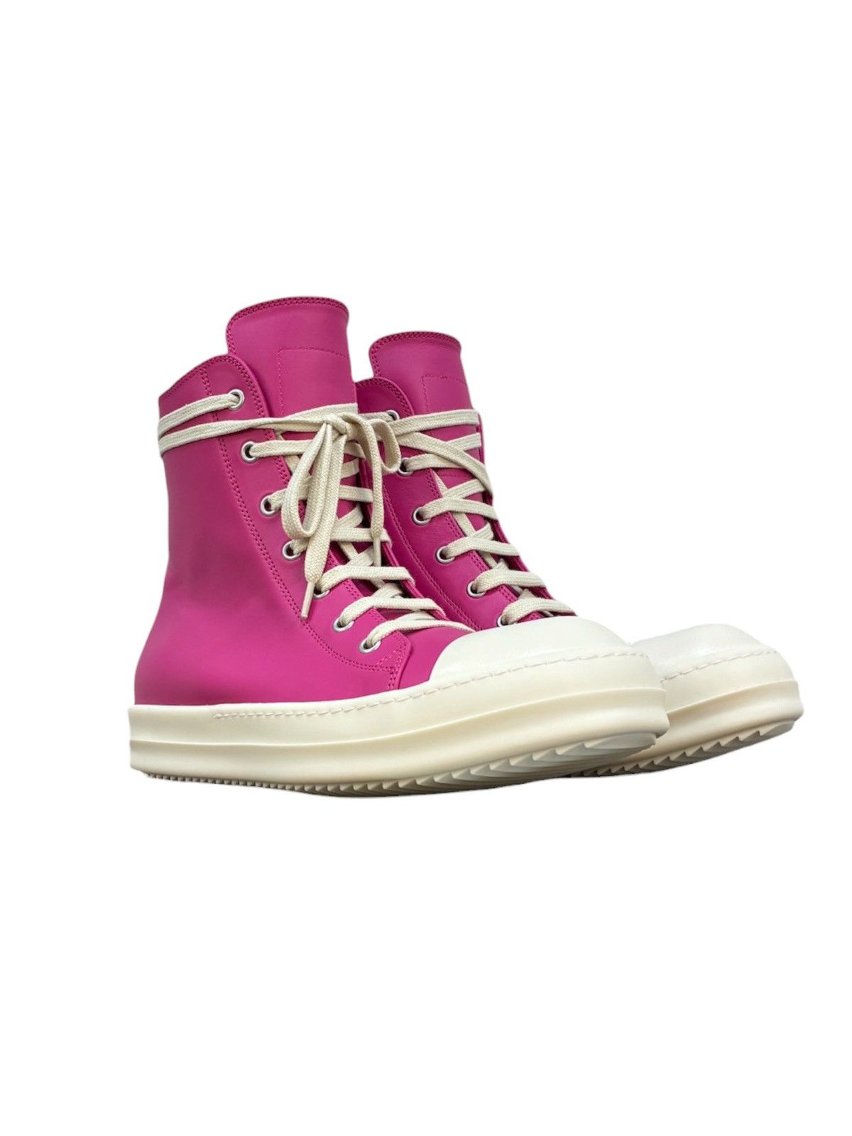 Rick Owens Rick Owens Hot Pink Ramones Sneakers Size US 7.5 / IT 37.5 - 1 Thumbnail