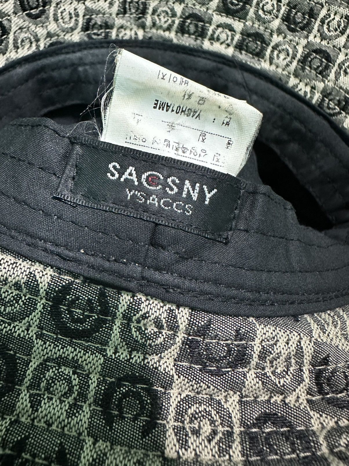 Yohji Yamamoto Yohji Yamamoto Sacsny Y's accs Bucket Hat Monogram Size ONE SIZE - 8 Thumbnail