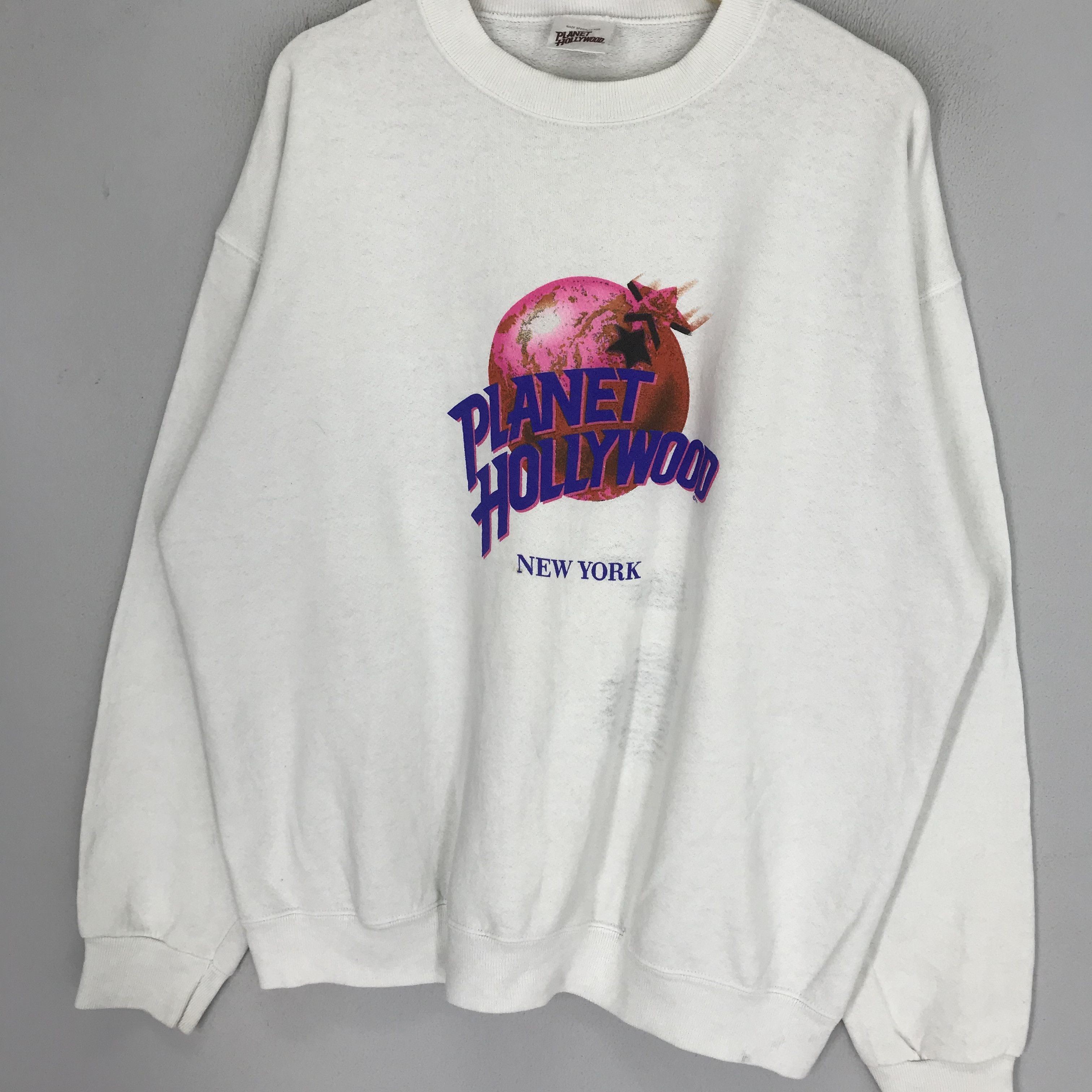 Planet Hollywood Vintage Planet Hollywood New York Big Logo Sweatshirts Size US XL / EU 56 / 4 - 3 Thumbnail