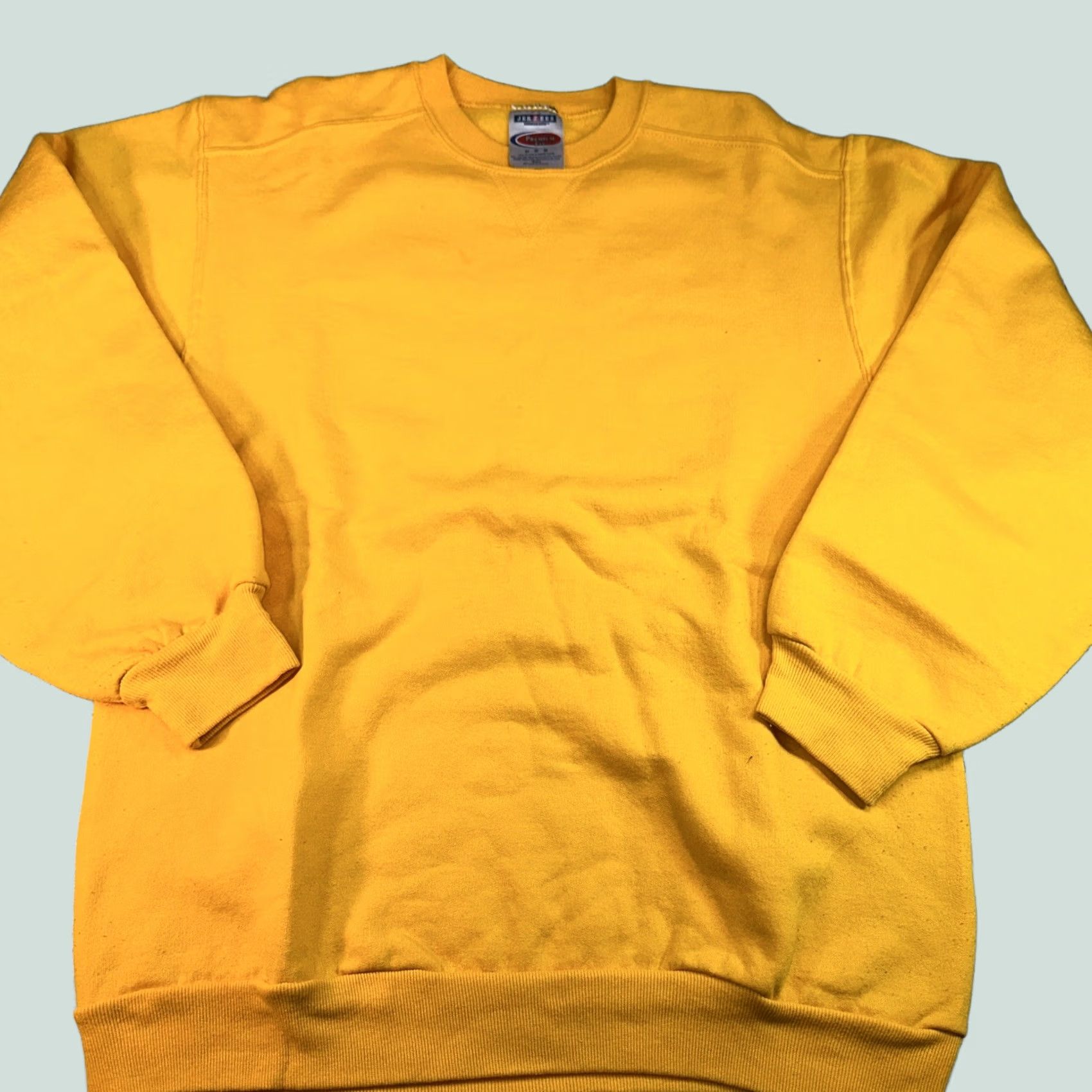 Jerzees VINTAGE Jerzees Men’s crewneck sweater Yellow M Medium Sportswear/Beach 1990s Mens Size US M / EU 48-50 / 2 - 1 Thumbnail