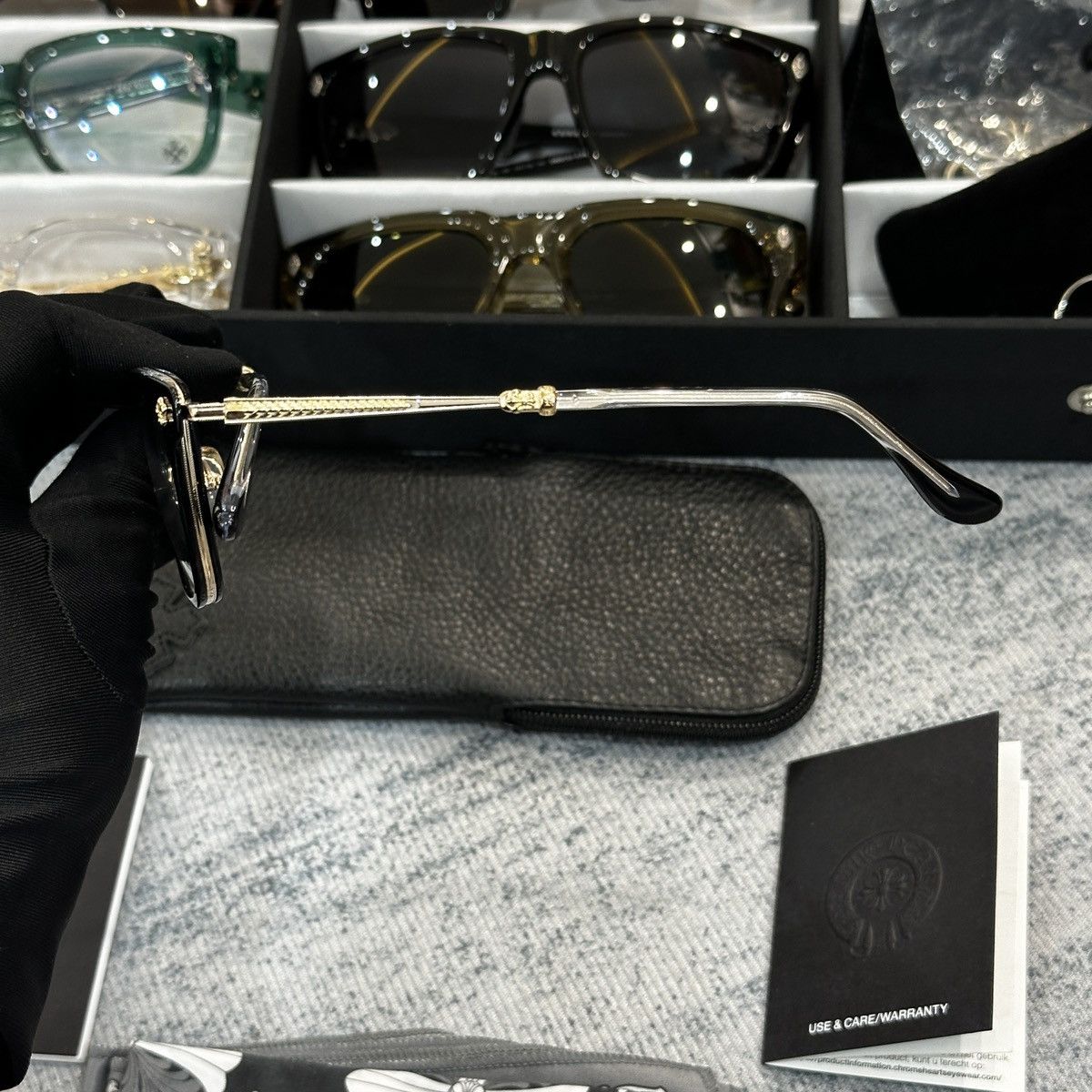 Chrome Hearts CHROME HEARTS STRAPADICTOME EYEGLASSES Size ONE SIZE - 6 Thumbnail