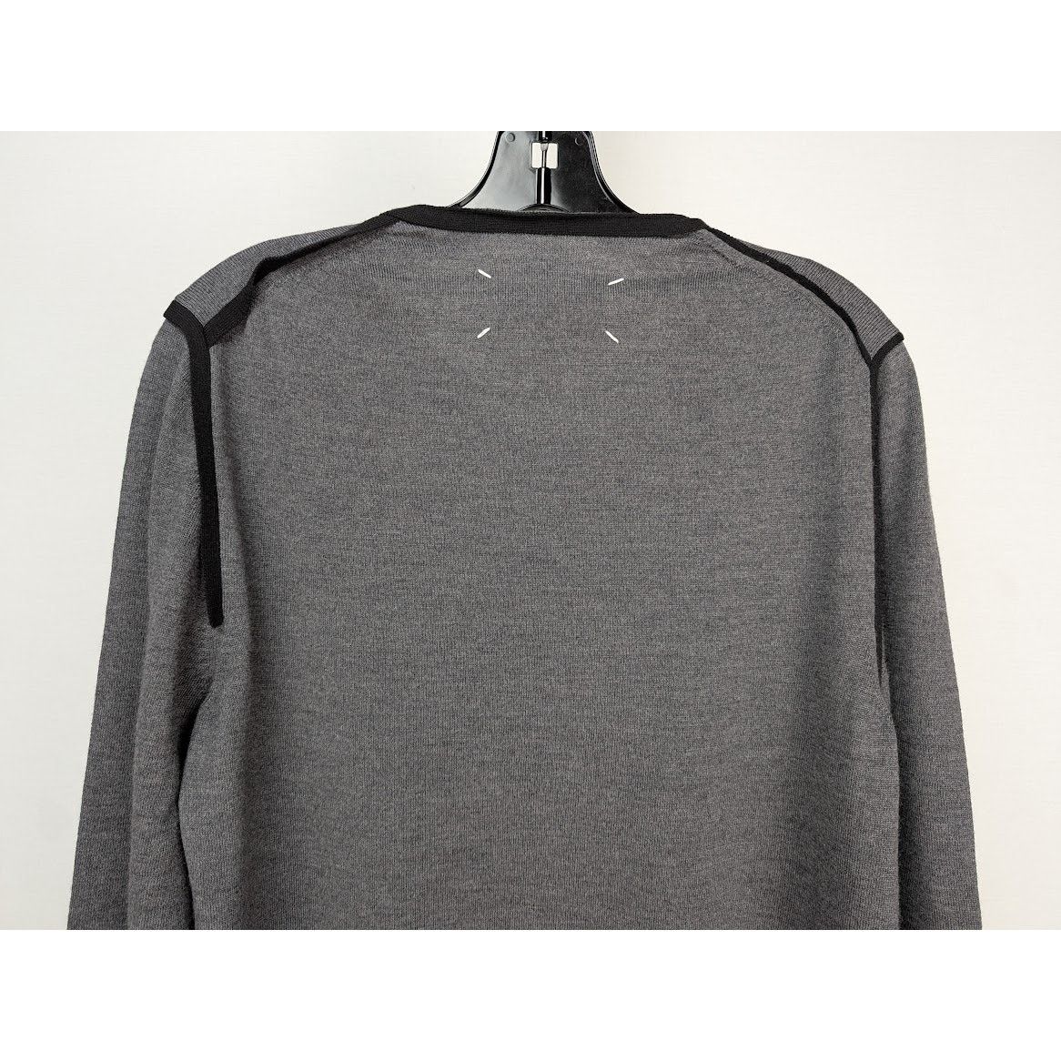 Maison Margiela o1rshd1 Knitwear Sweatshirt Sweater in Grey/Black Size US M / EU 48-50 / 2 - 9 Thumbnail