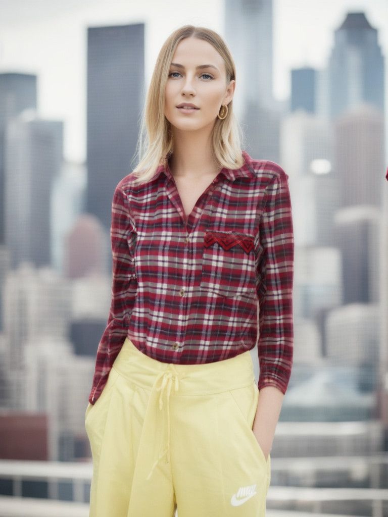 Zara Women's Shirt Zara. Color: Bordeaux. Size: S. Size S / US 4 / IT 40 - 1 Thumbnail