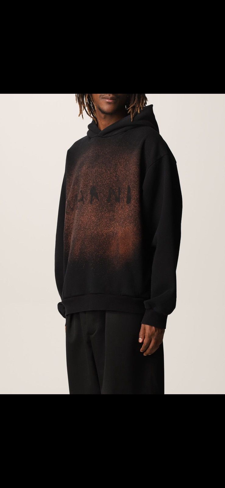 Marni New Marni Brown Spray Paint Found Objects Logo 50 Size US M / EU 48-50 / 2 - 1 Thumbnail