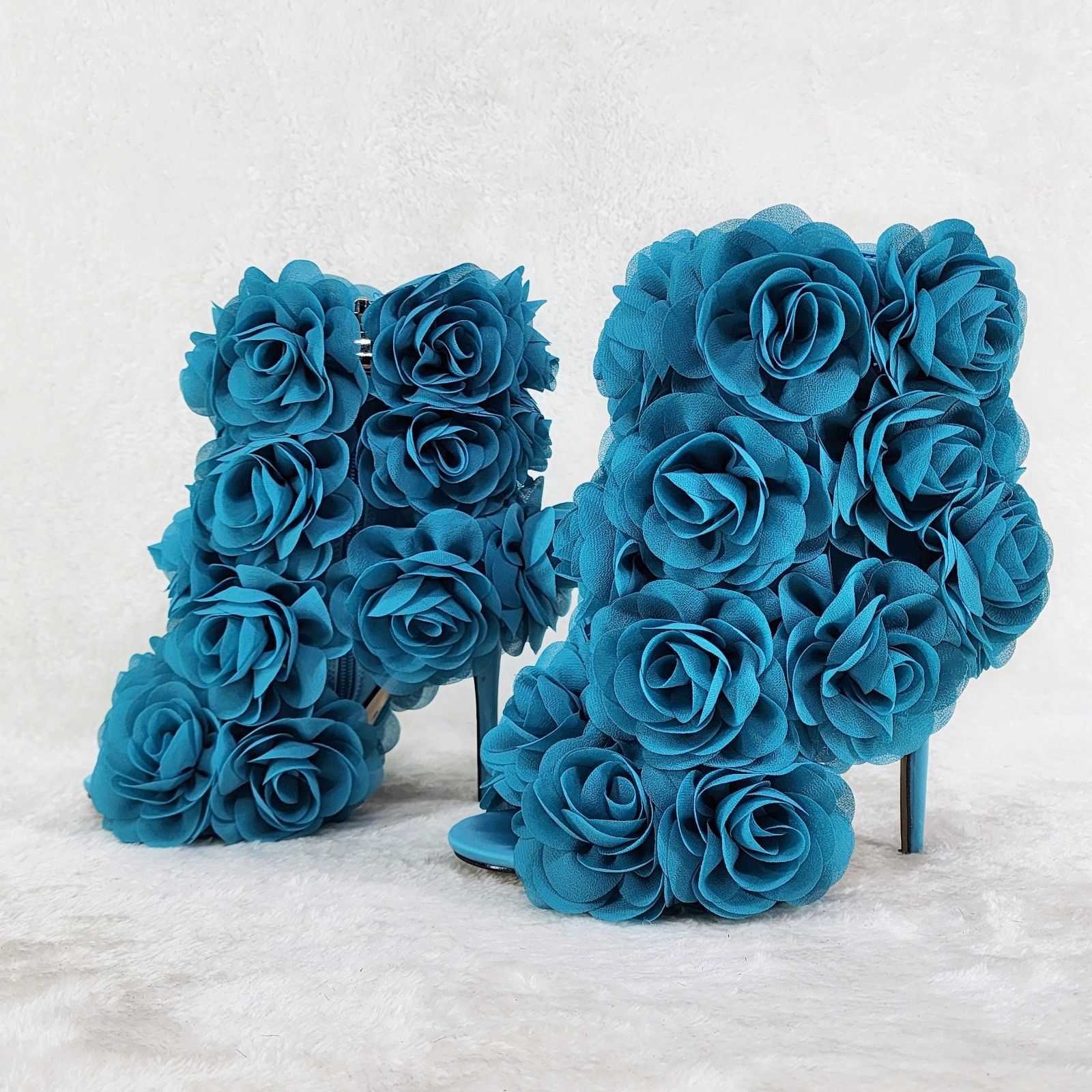 Other Beauty 3D Flowers Floral High Heel Elegant Evening Party An Size US 7 / IT 37 - 6 Thumbnail