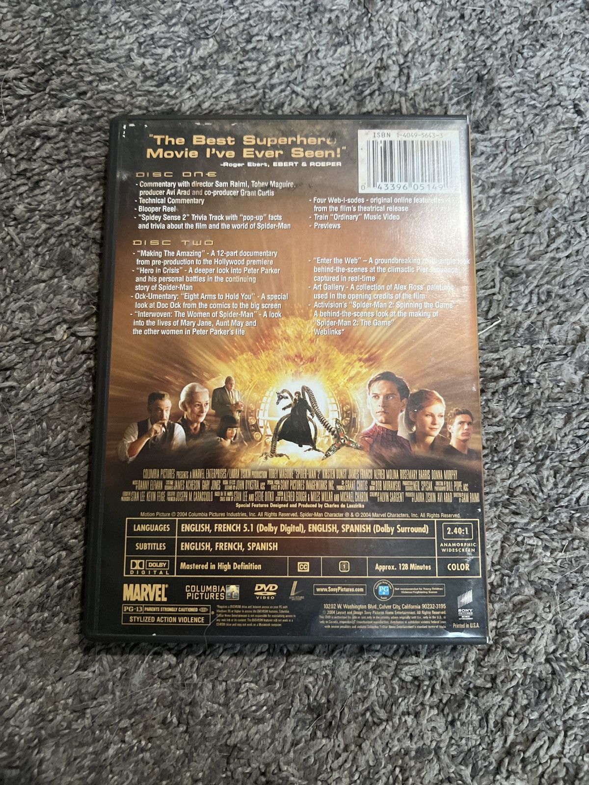 Marvel Comics Spider-Man 2 (DVD) Size ONE SIZE - 2 Thumbnail