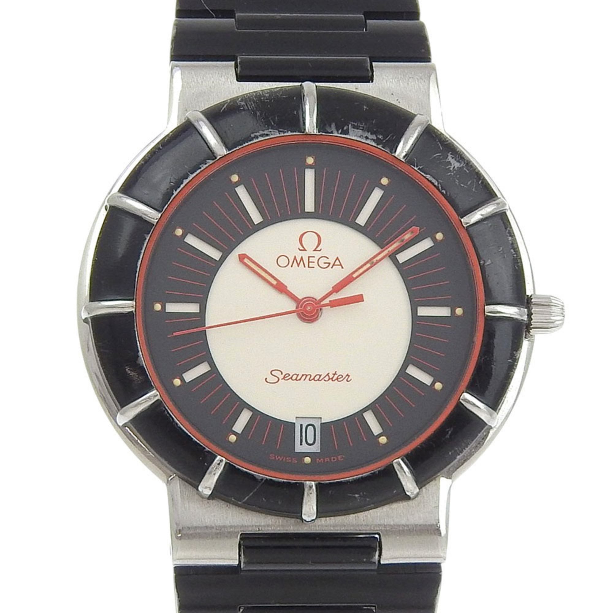 Omega OMEGA Seamaster Dynamic Stainless Steel Watch with Quartz Movement, Analog Display, Multicolor Dial, Unisex Size ONE SIZE - 1 Thumbnail
