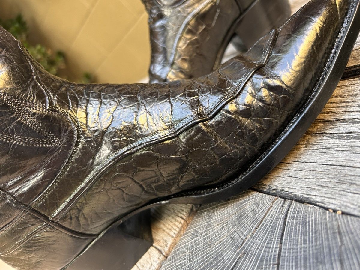 Justin Boots Justin Pre-Ban Genuine Sea Turtle Cowboy Boots Size 9.5 D Size US 9.5 / EU 42-43 - 5 Thumbnail