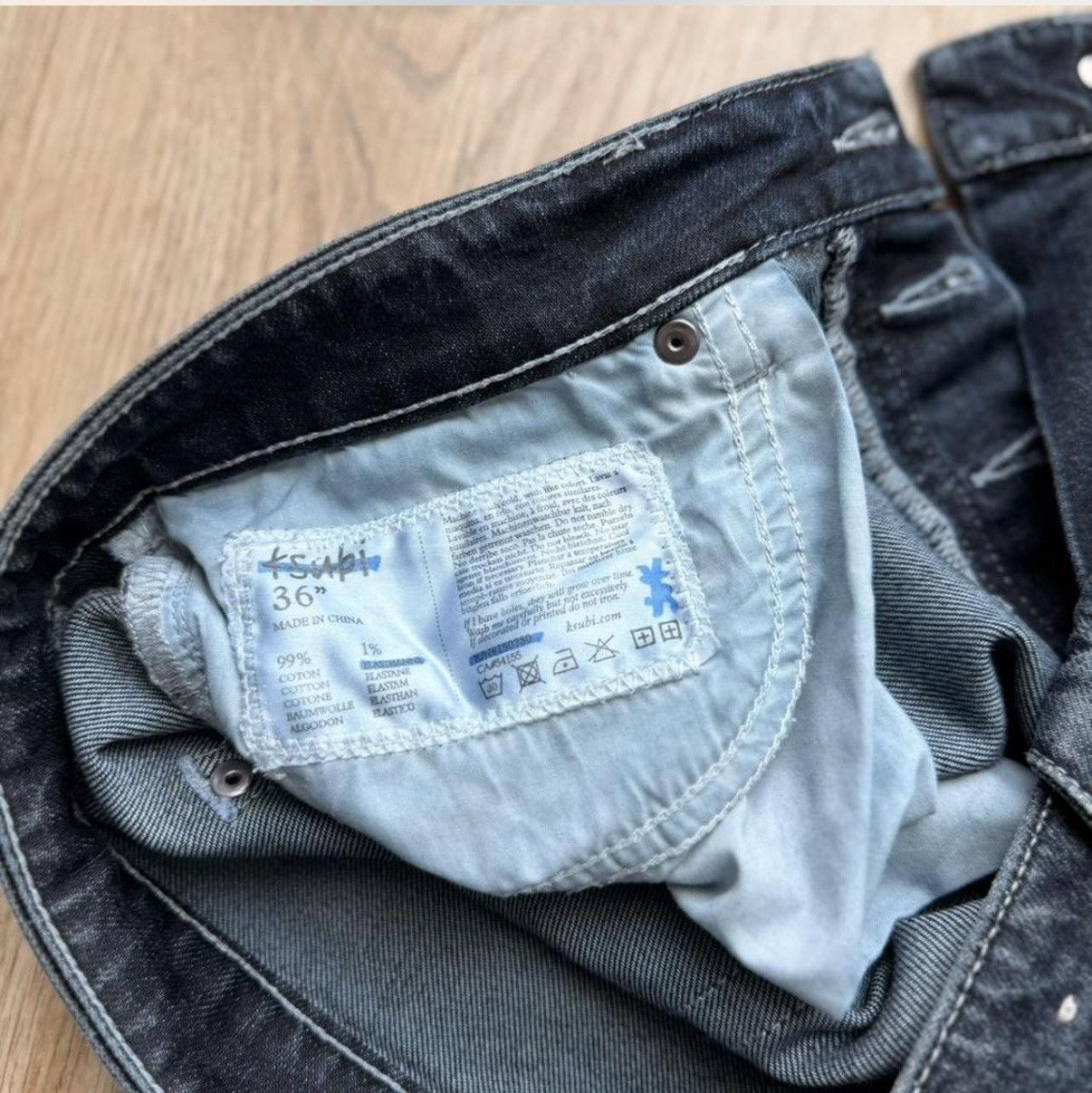 Ksubi Dark Blue Ksubi Jeans Size US 34 / EU 50 - 2 Thumbnail