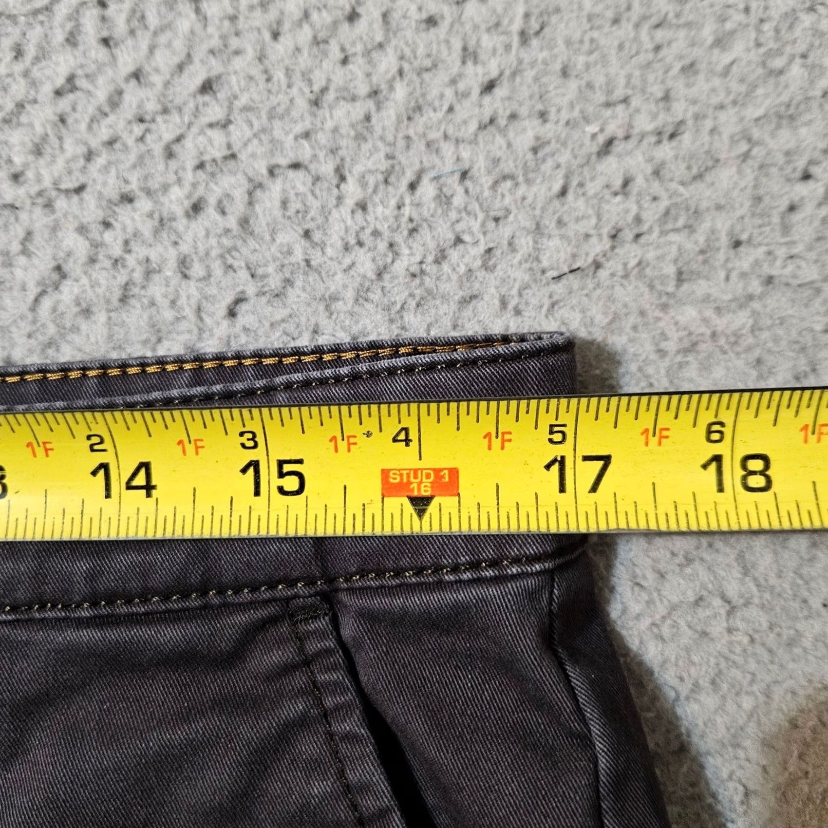 Lucky Brand Lucky Brand Pants Mens 32 Gray Chino Size Cotton Stretch Skinny Fit Size US 32 / EU 48 - 6 Thumbnail