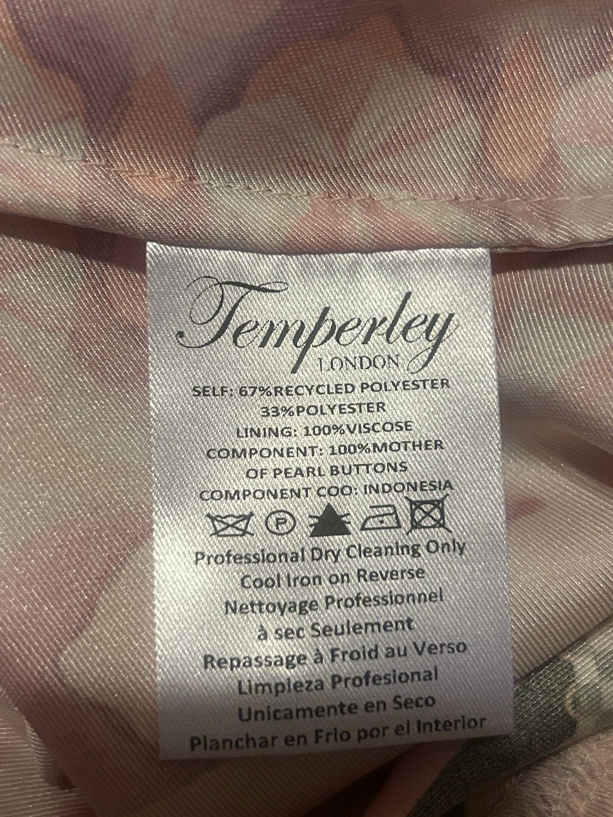 Temperley London Temperley London Phlox Print Mini Dress Peach Amber UK10/US6 Size M / US 6-8 / IT 42-44 - 6 Thumbnail