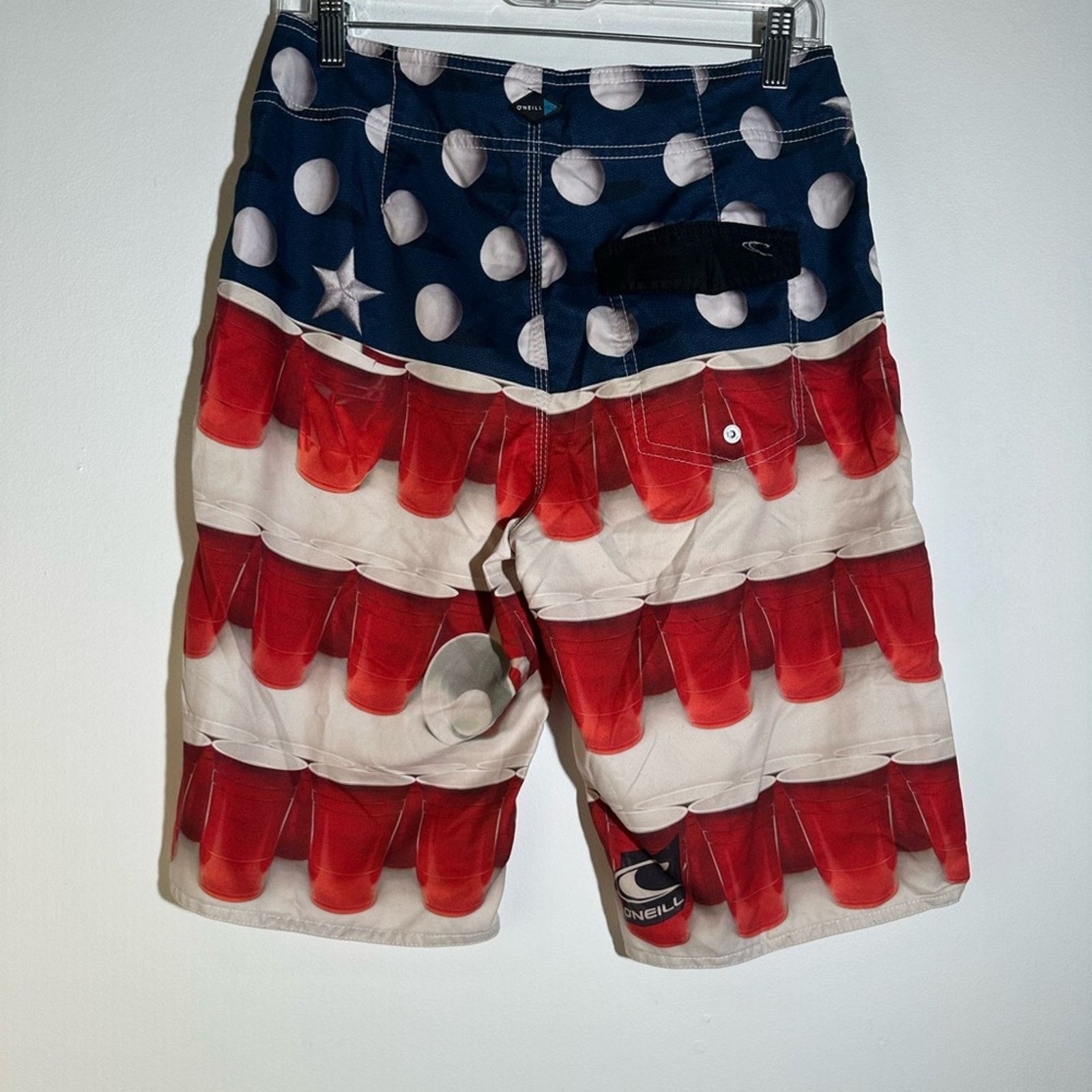 O'Neill O ‘ Neill Red Solo Cup Board Shorts Size US 30 / EU 46 - 3 Thumbnail
